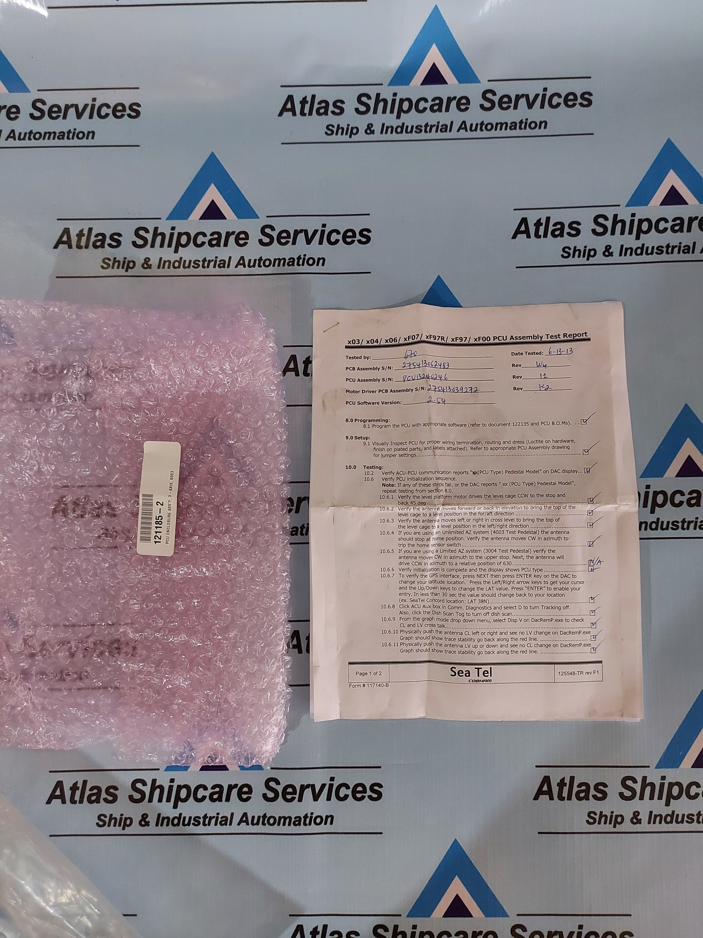 SEA TEL 135300 REPLACEMENT PCU KIT,4003A,6003A &amp; 6004 123385 2.53K