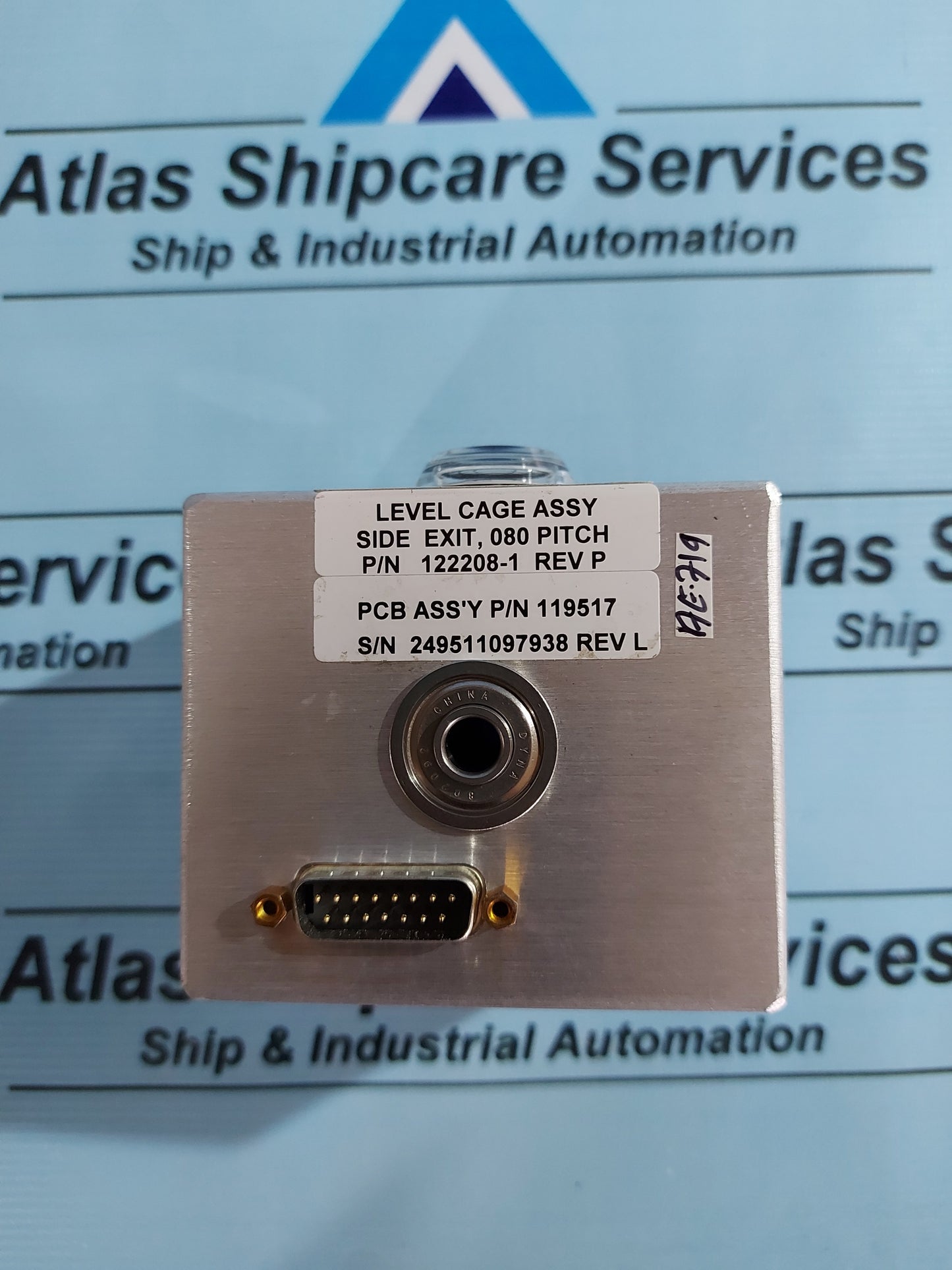 SEATEL 122208-1 REV.P LEVEL CAGE ASSEMBLY SIDE EXIT