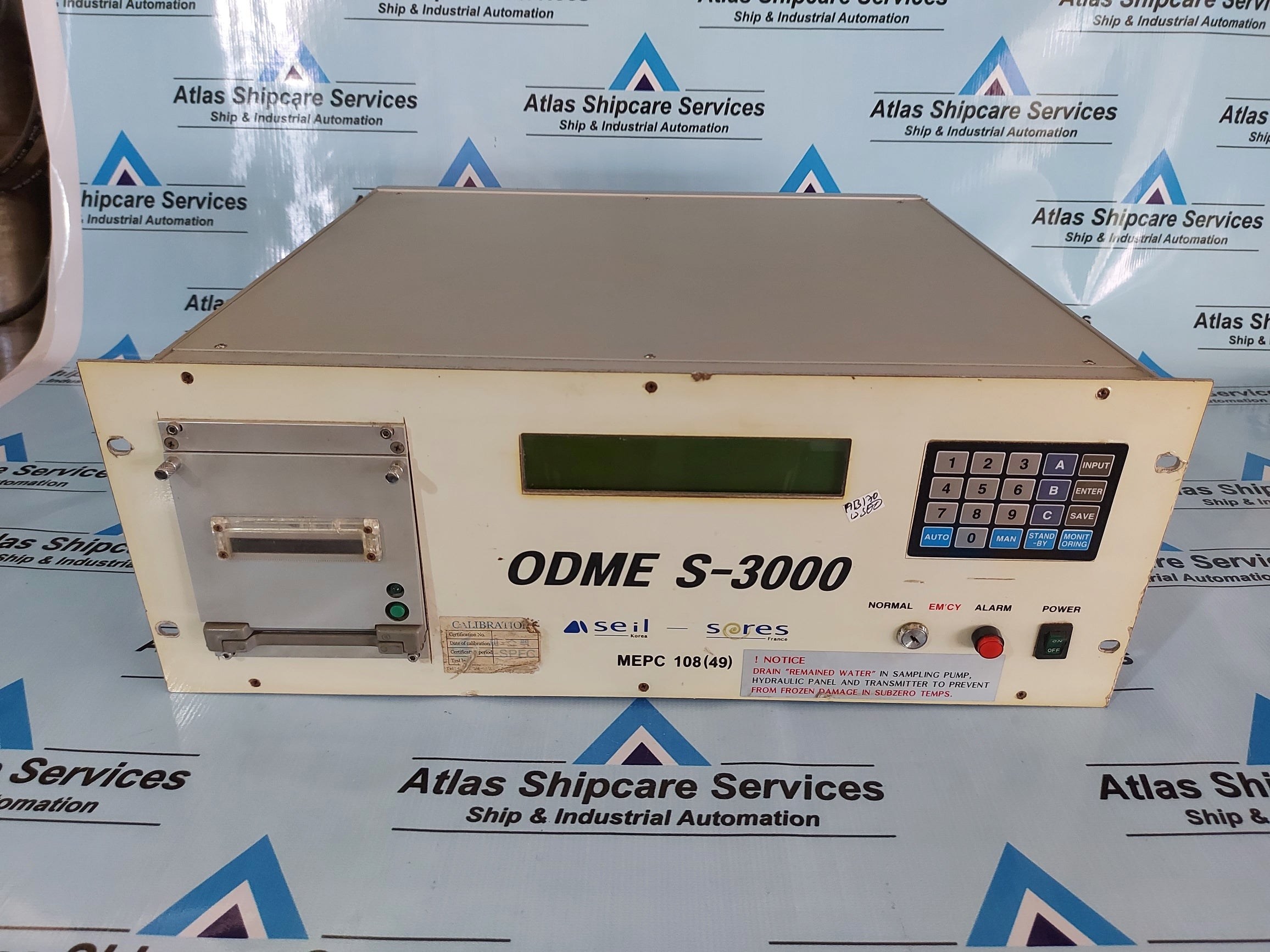 SEIL-SERES ODME S-3000 OIL DISCHARGE MONITORING EQUIPMENT