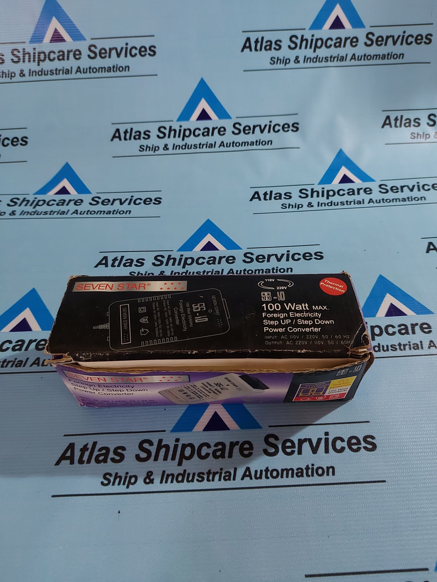 SEVEN STAR SS-10 100W 110/220V STEP UP/STEP DOWN VOLTAGE CONVERTER