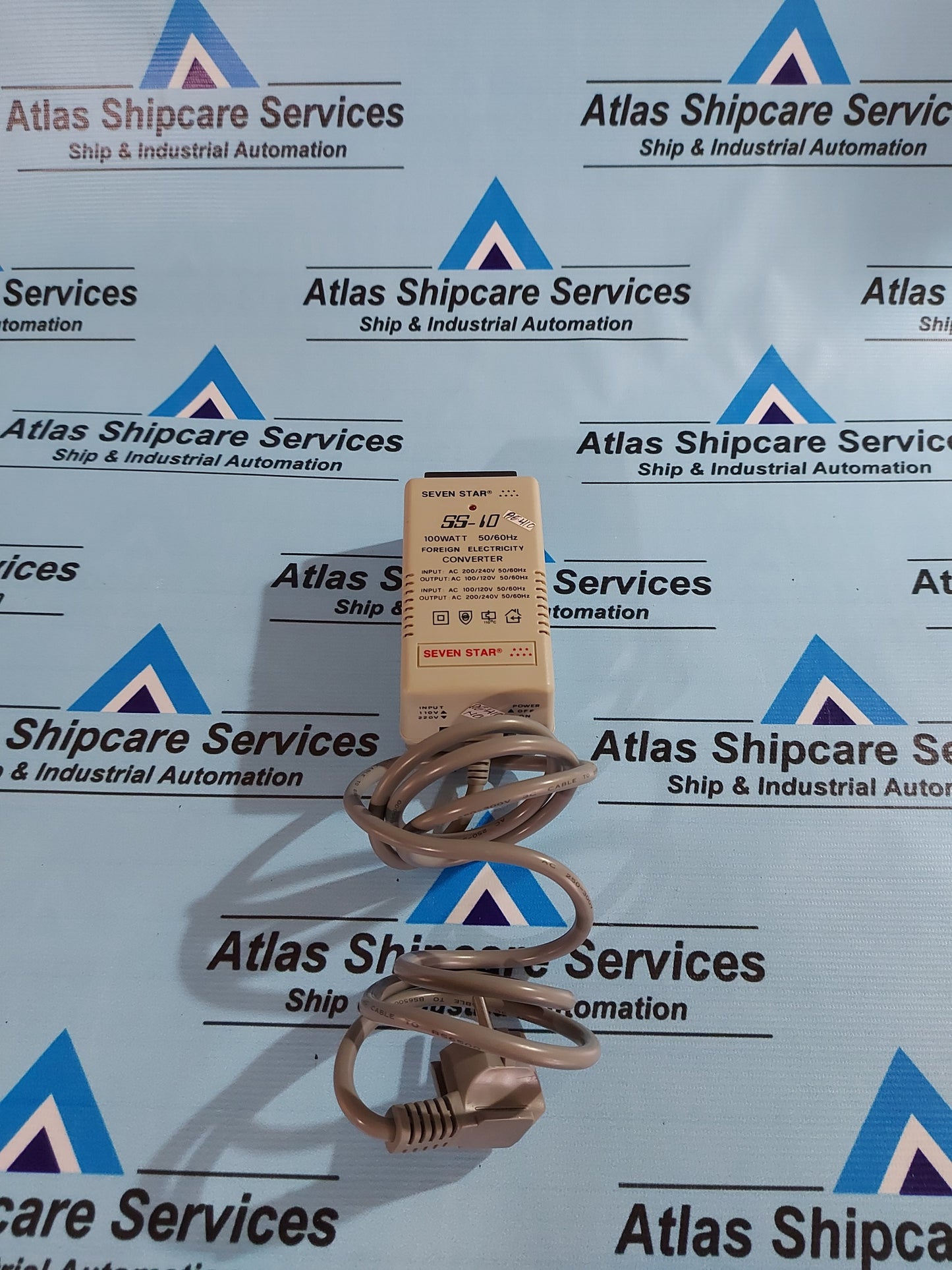 SEVEN STAR SS-10 100W 110/220V STEP UP/STEP DOWN VOLTAGE CONVERTER