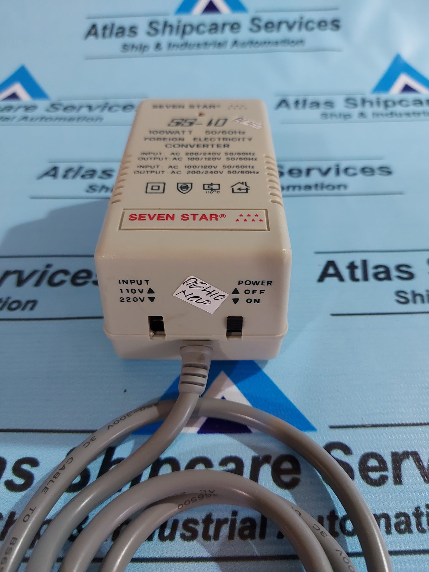 SEVEN STAR SS-10 100W 110/220V STEP UP/STEP DOWN VOLTAGE CONVERTER