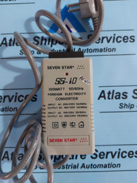 SEVEN STAR SS-10 100W 110/220V STEP UP/STEP DOWN VOLTAGE CONVERTER