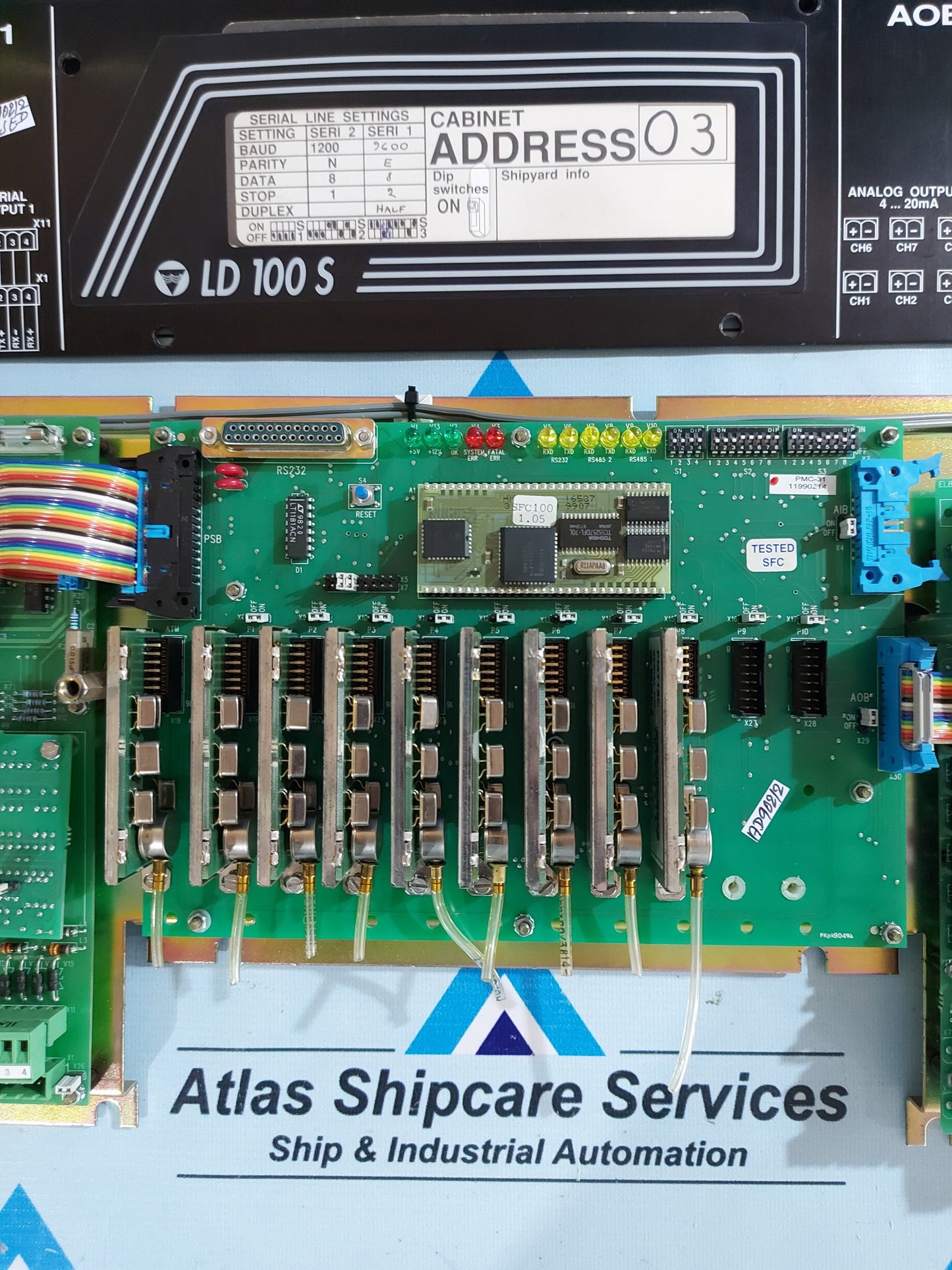 SF-CONTROL LEVELDATIC MULTIPOINT TRANSMITTER LD-100S CABINET 03