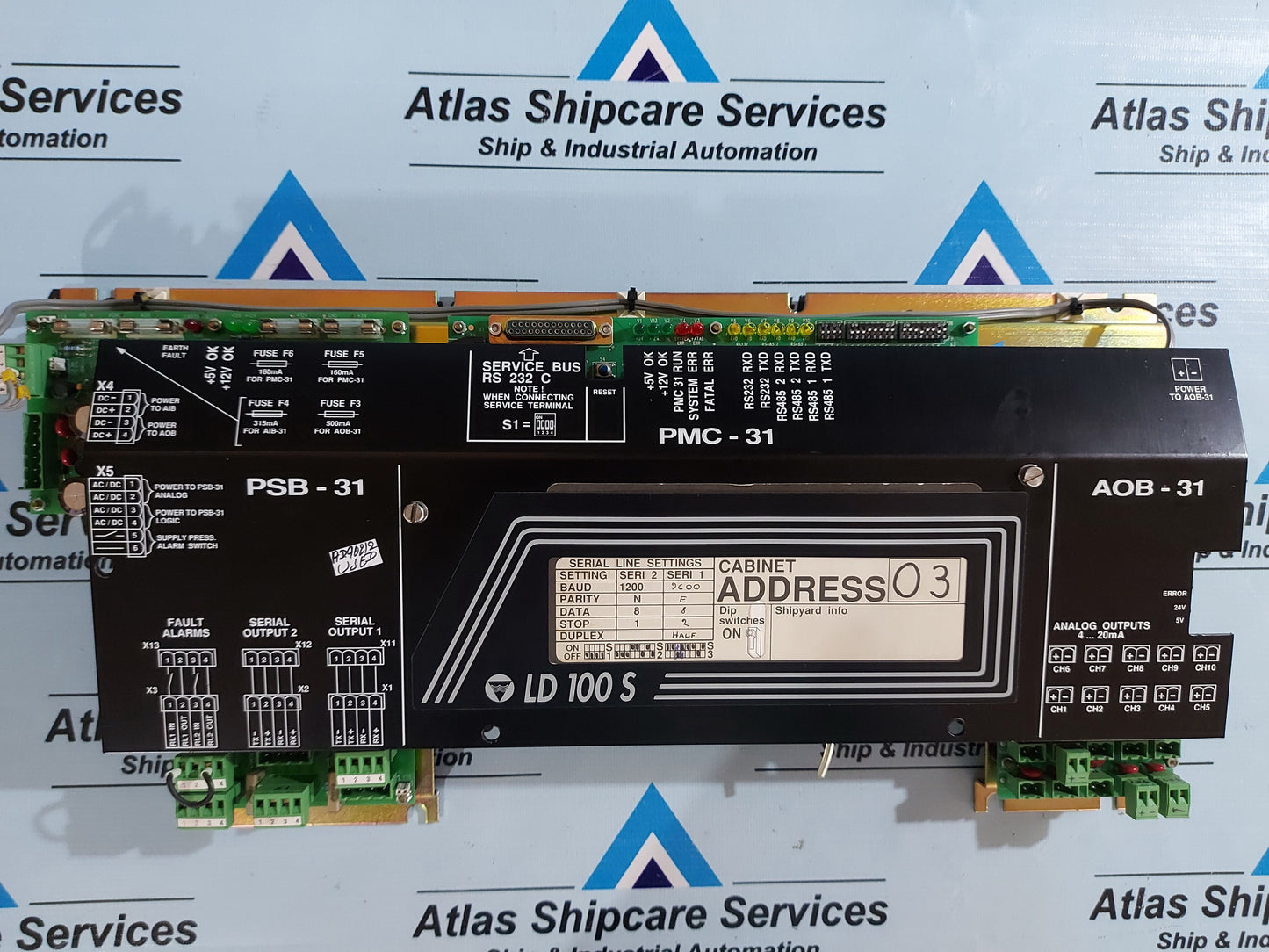 SF-CONTROL LEVELDATIC MULTIPOINT TRANSMITTER LD-100S CABINET 03