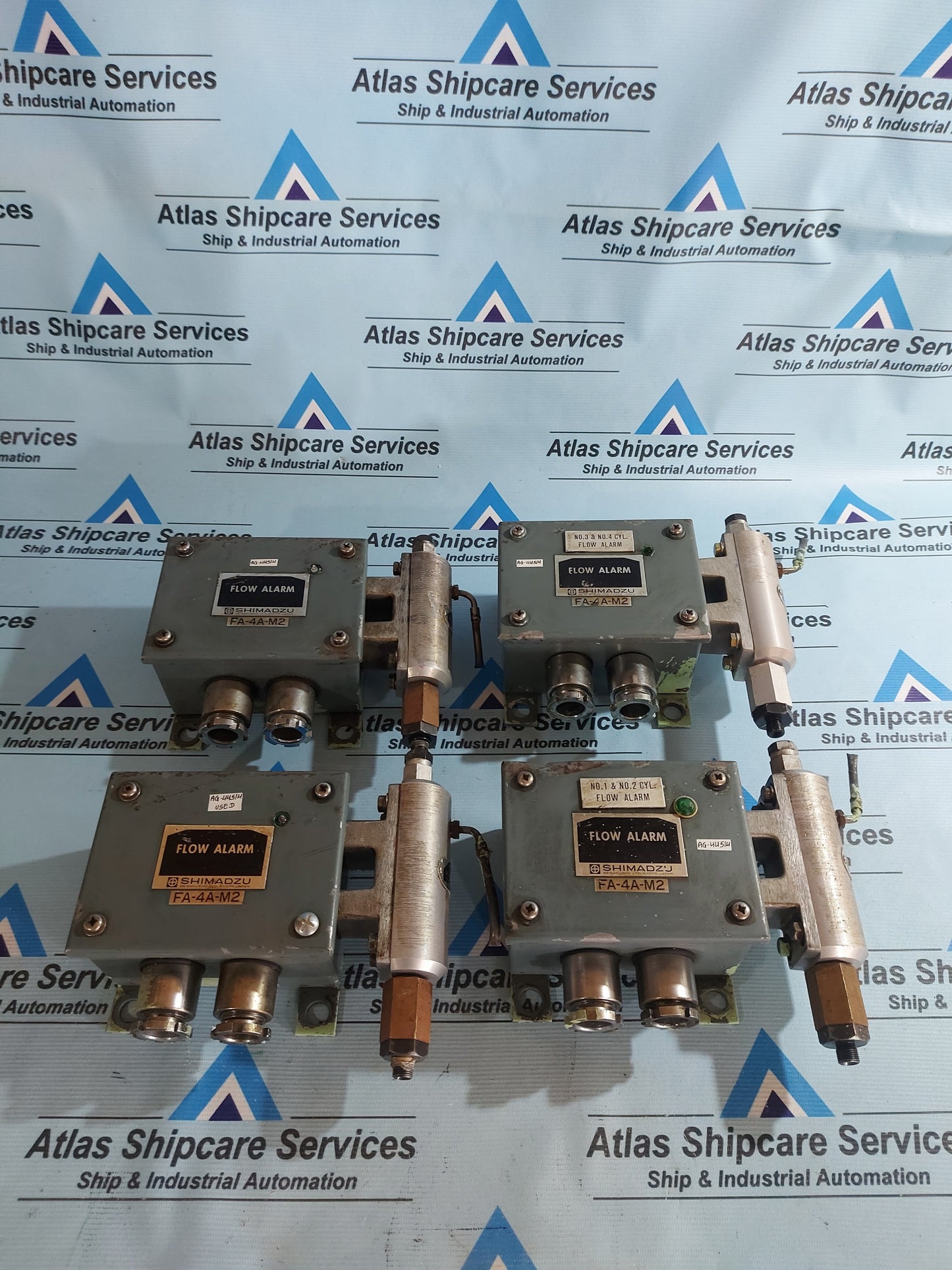 SHIMADZU FA-4A-M2 OIL FLOW ALARM AG445
