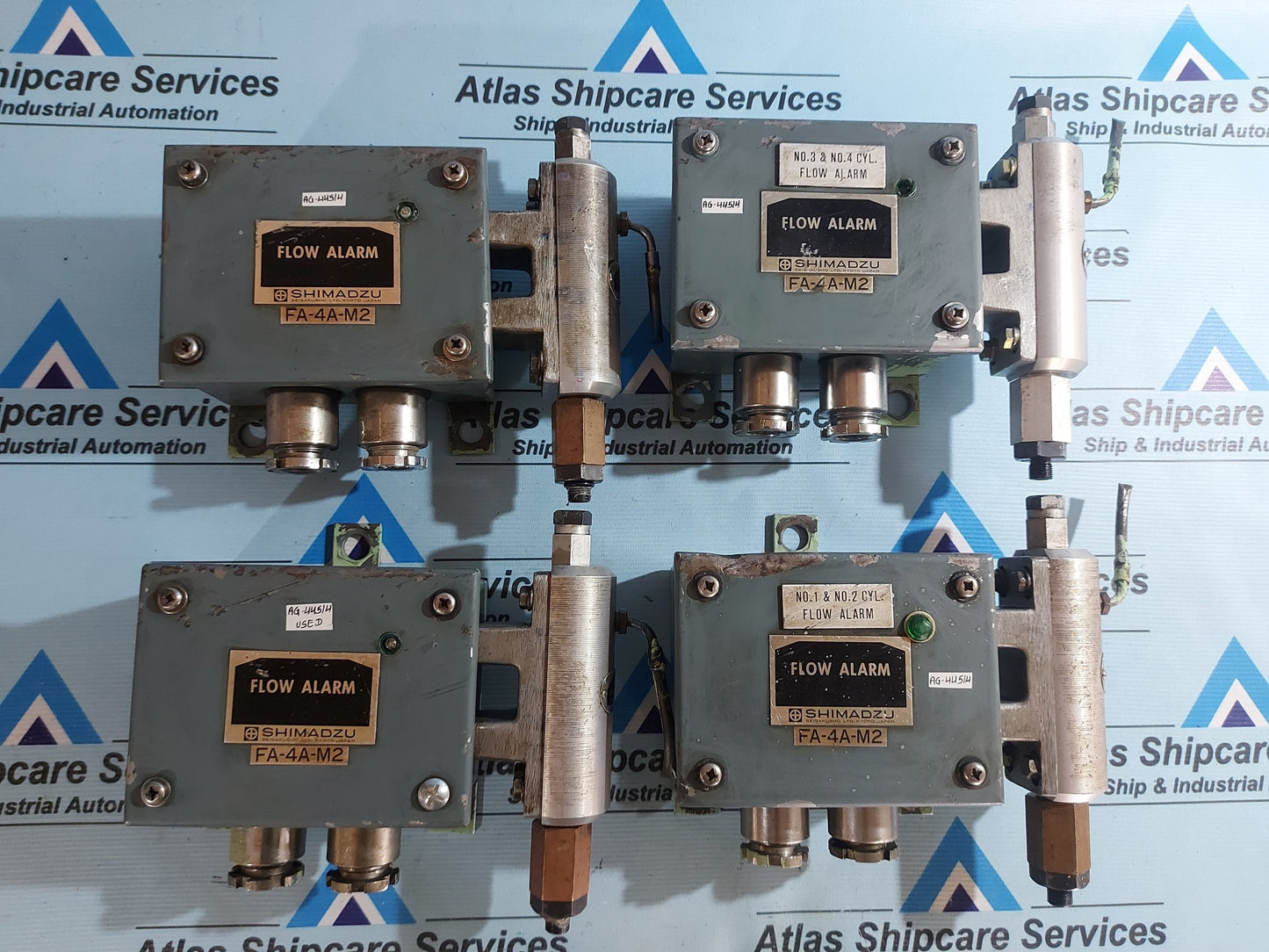 SHIMADZU FA-4A-M2 OIL FLOW ALARM AG445