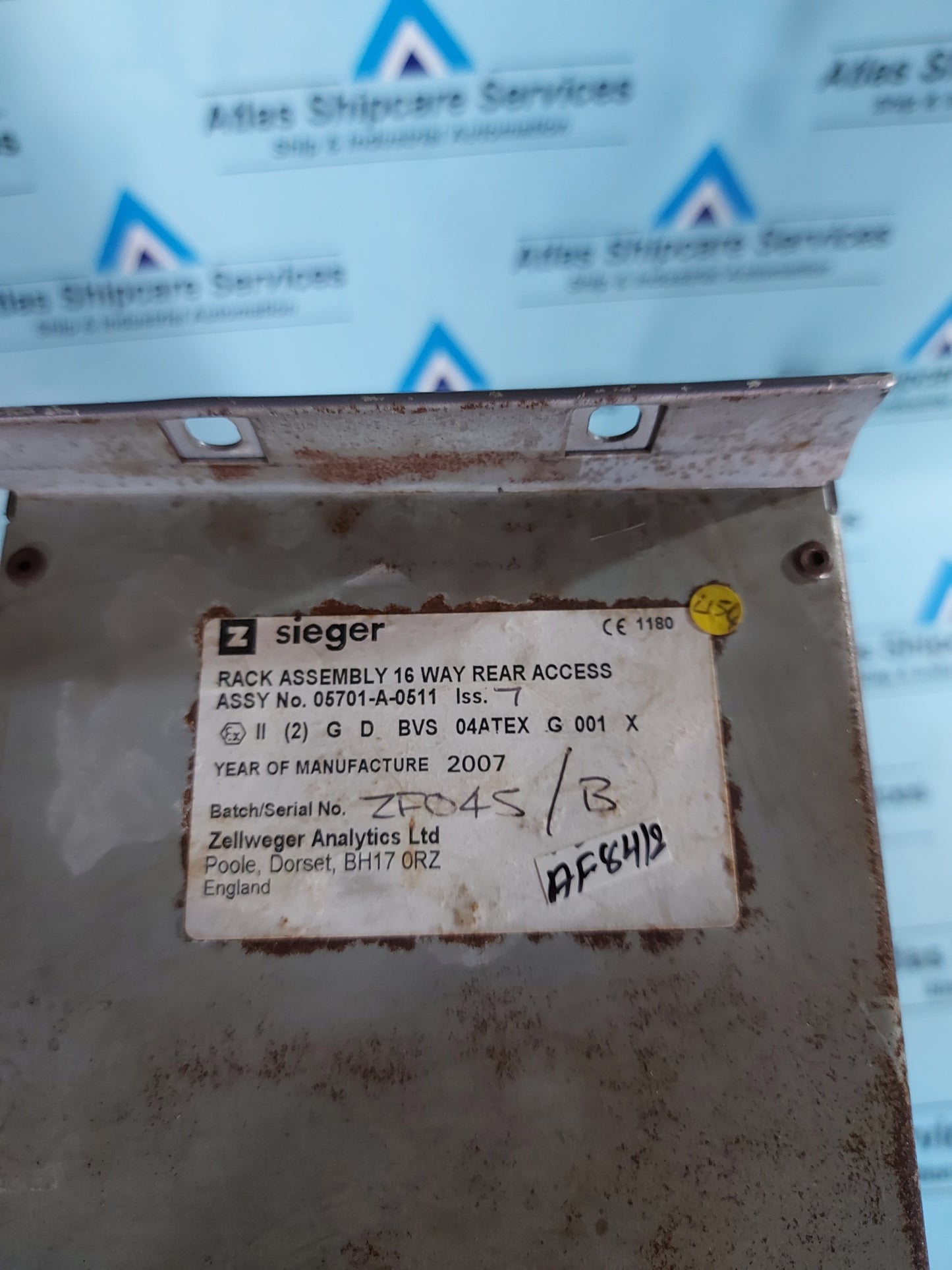 SIEGER 05701-A-0511 ISS.7 RACK ASSEMBLY 16 WAY REAR ACCESS