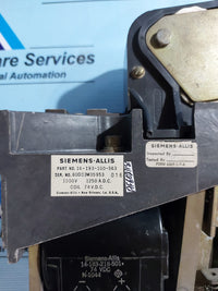 SIEMENS 14-193-100-563 DC CONTACTOR 1250 AMPS 1000V COIL 74 VDC
