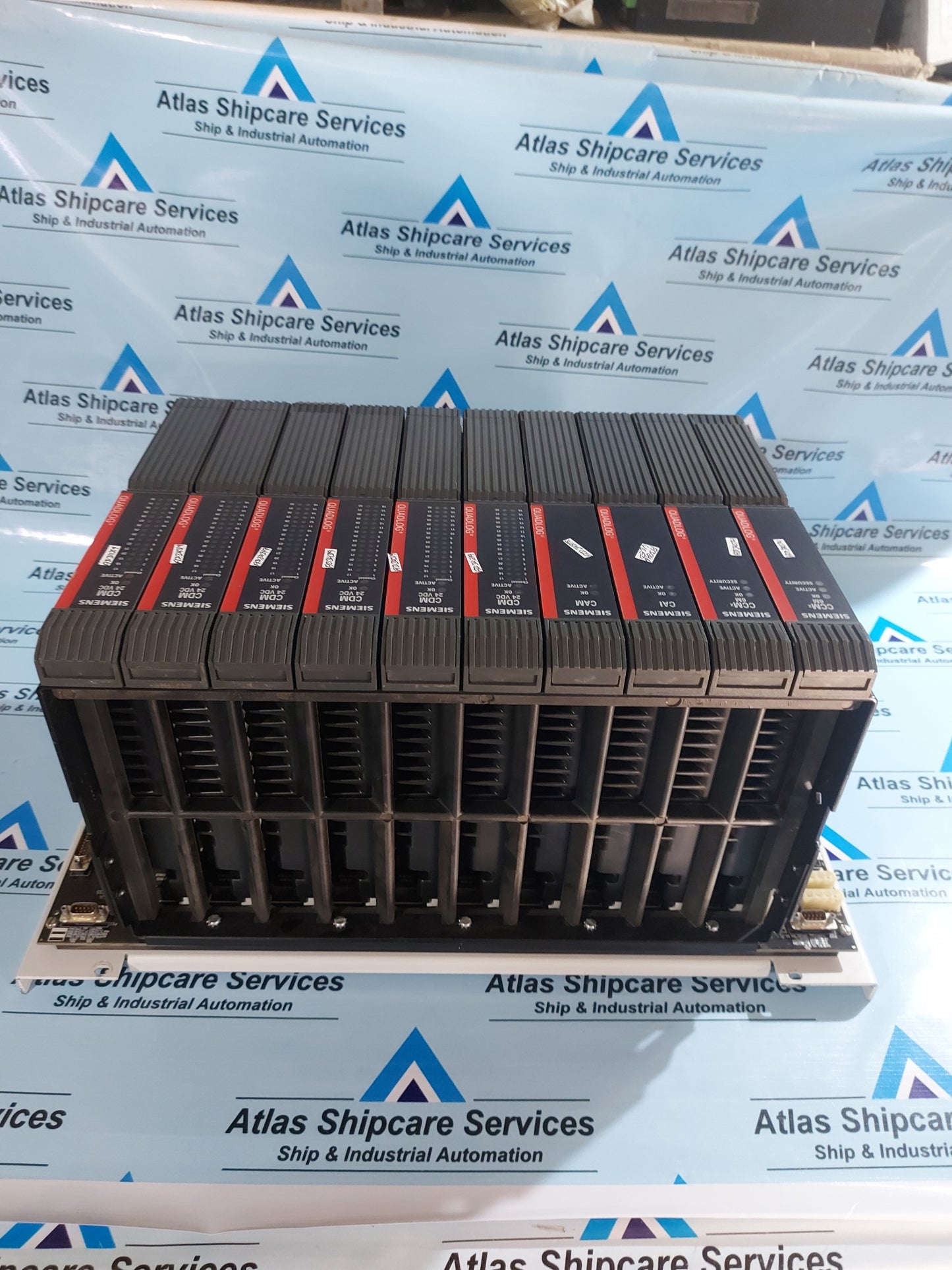 SIEMENS 16114-171 APACS+ QUADLOG MODULRAC MODULE CARD RACK