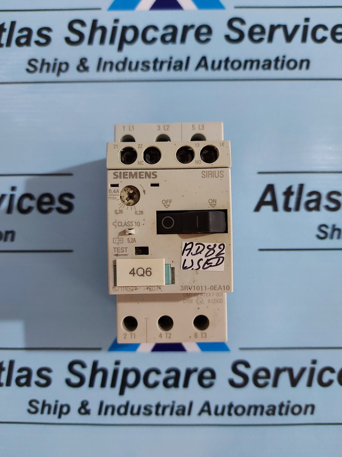 SIEMENS 3RV1011-0EA10 MOTOR STARTER PROTECTOR CIRCUIT BREAKER