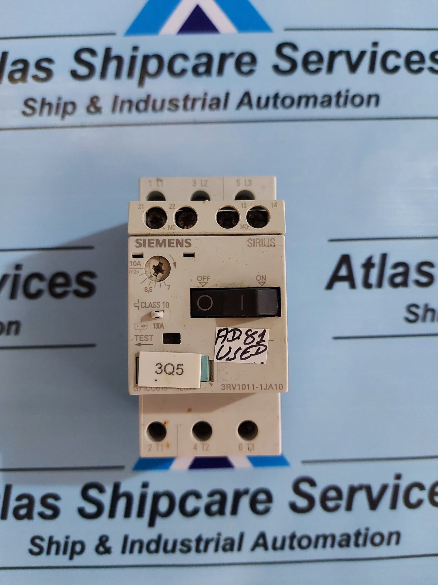 SIEMENS 3RV1011-1JA10 7-10A CIRCUIT BREAKER