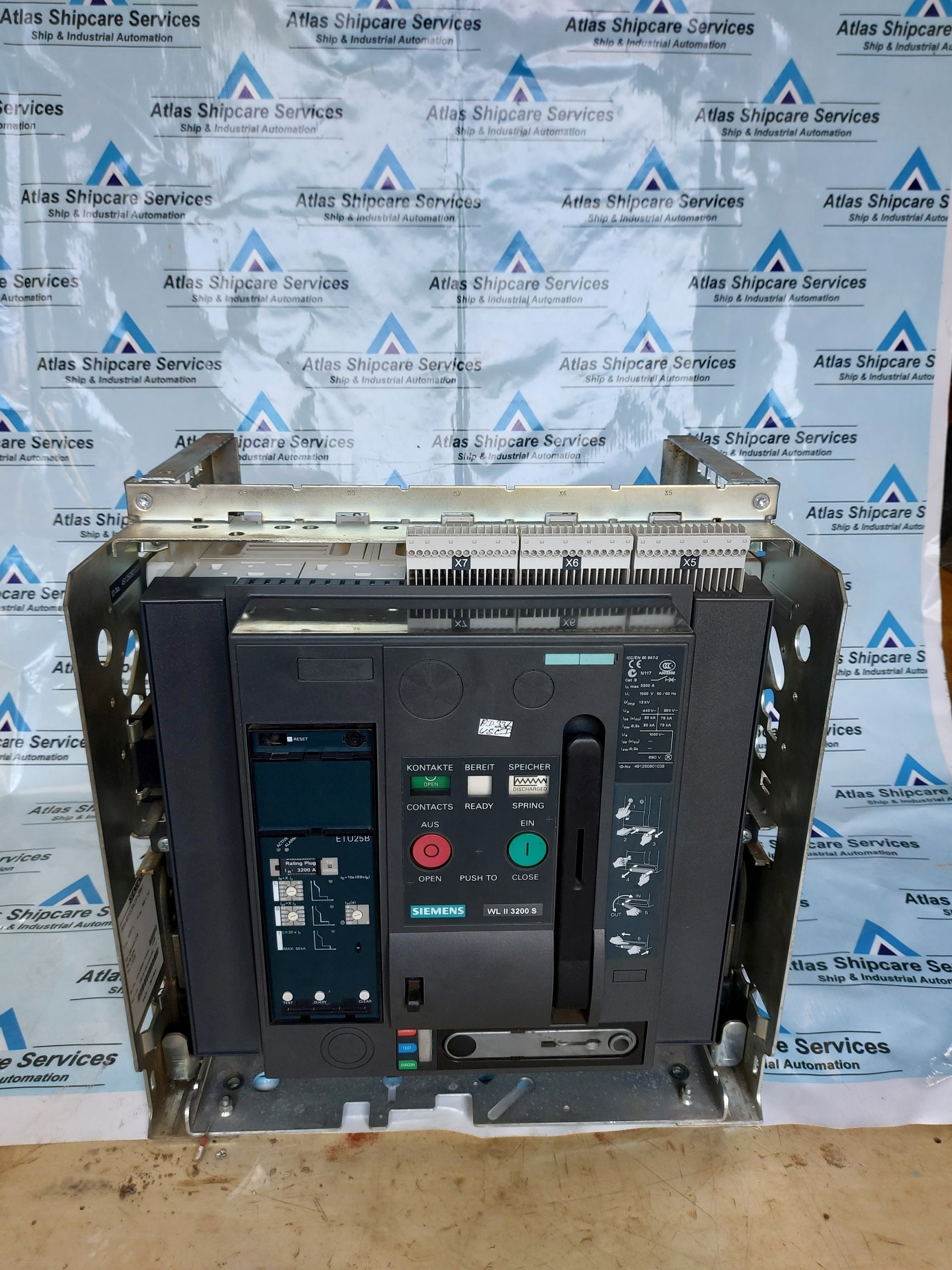 SIEMENS 3WL1232-3CB36-1BA4-Z AIR CIRCUIT BREAKER