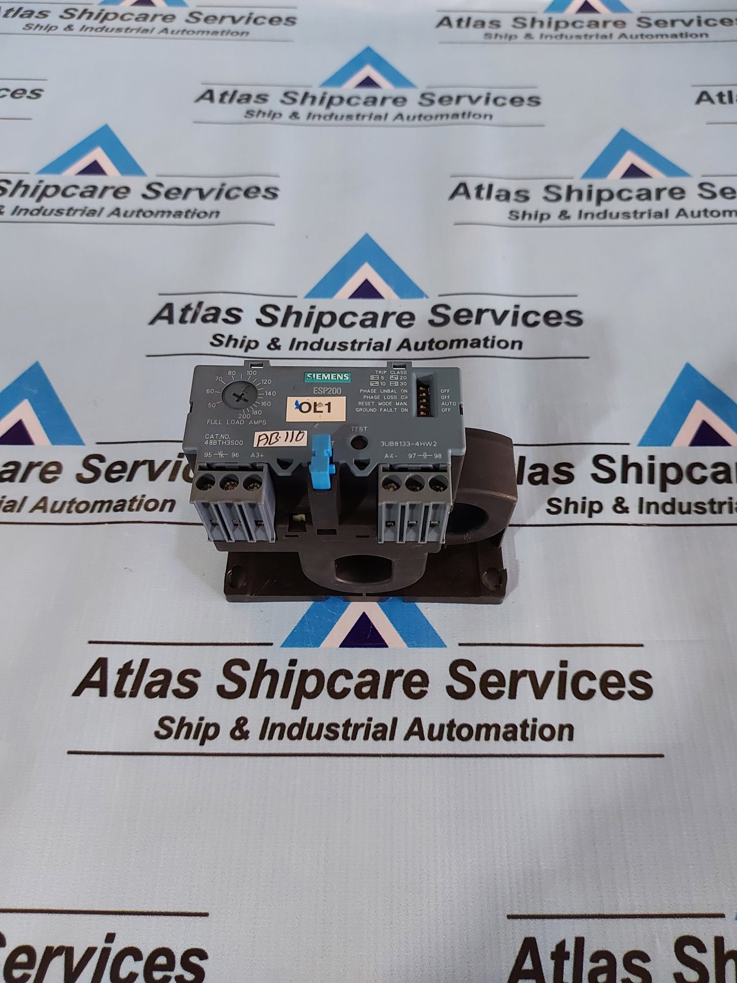 SIEMENS 48BTH3S00 ESP200 SOLID STATE OVERLOAD RELAY