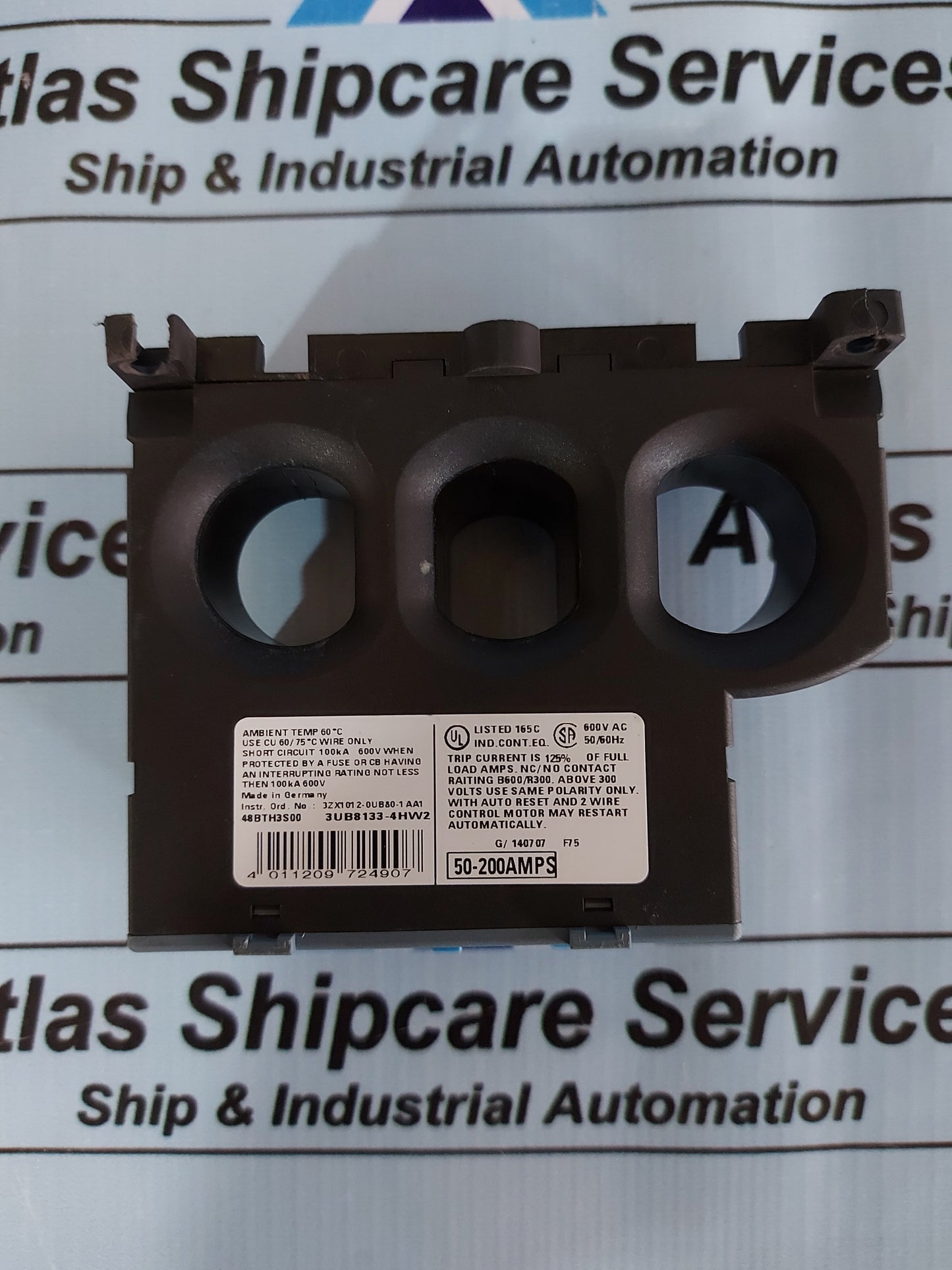 SIEMENS 48BTH3S00 ESP200 SOLID STATE OVERLOAD RELAY