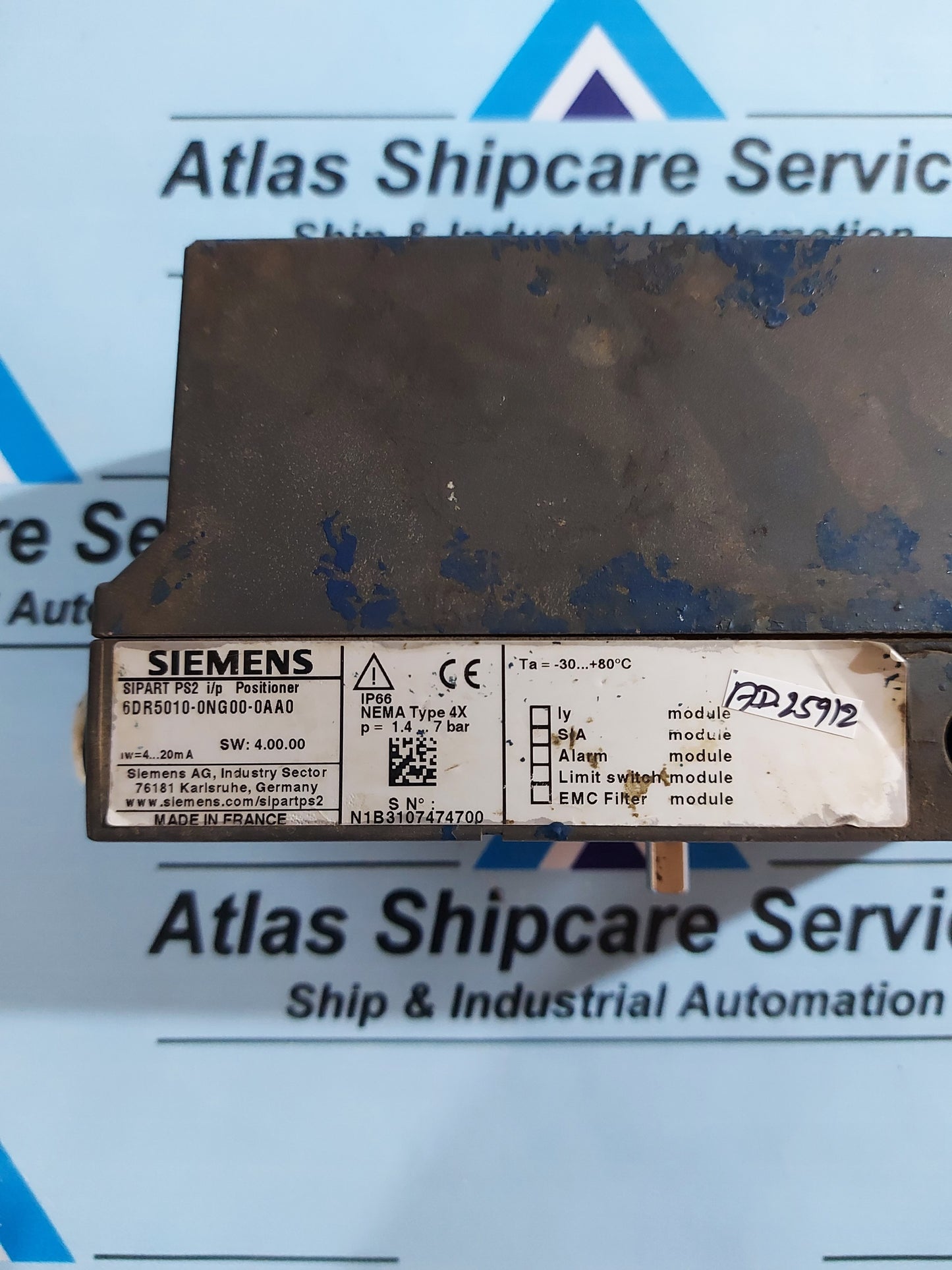 SIEMENS 6DR5010-0NG00-0AA0 SIPART PS2 I/P POSITIONER
