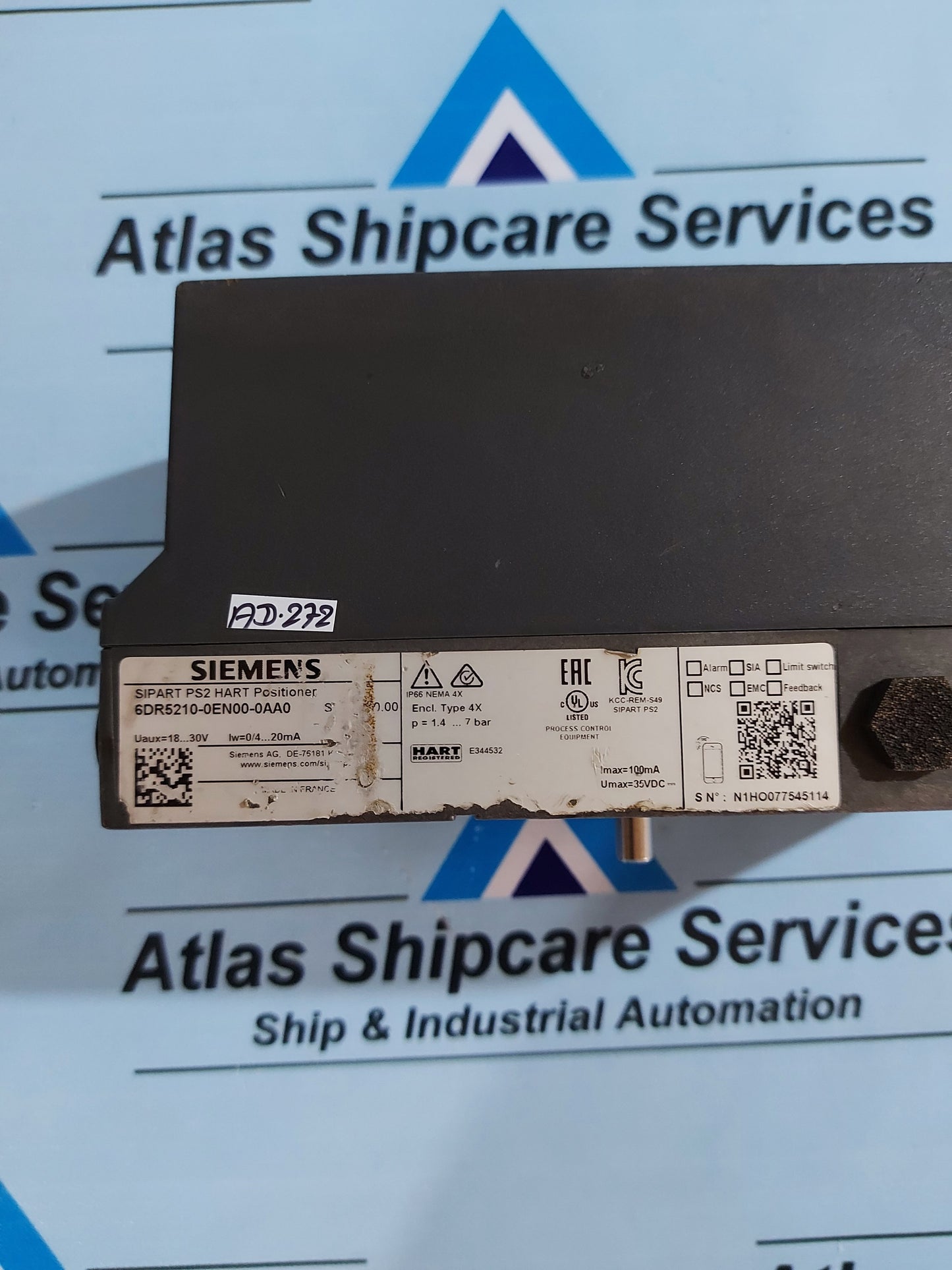 SIEMENS 6DR5210-0EN00-0AA0 SIPART PS2 HART POSITIONER