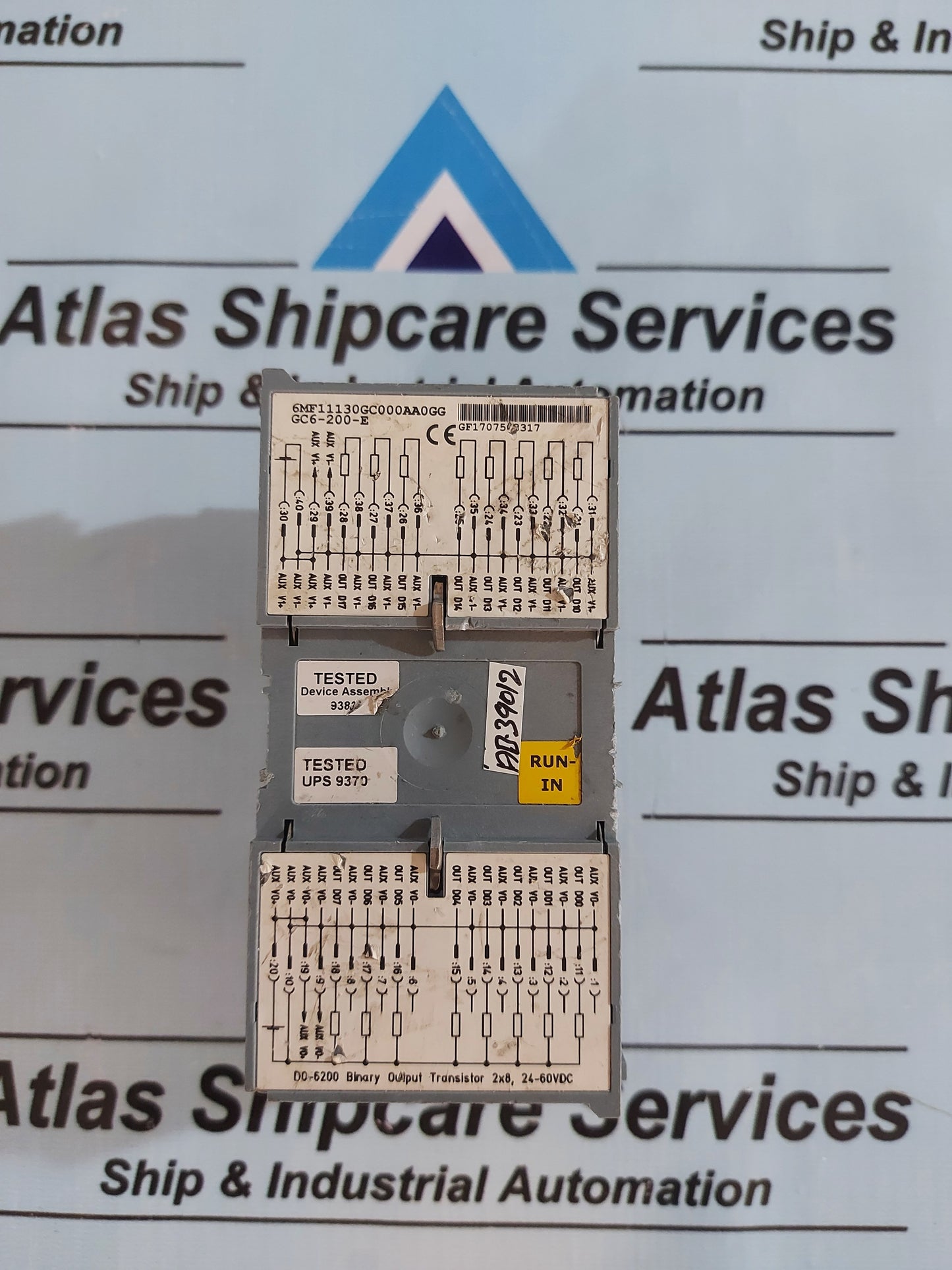SIEMENS 6MF11130GC000AA0GG DO-6200 BINARY OUTPUT TRANSISTOR 2x8 24-60VDC