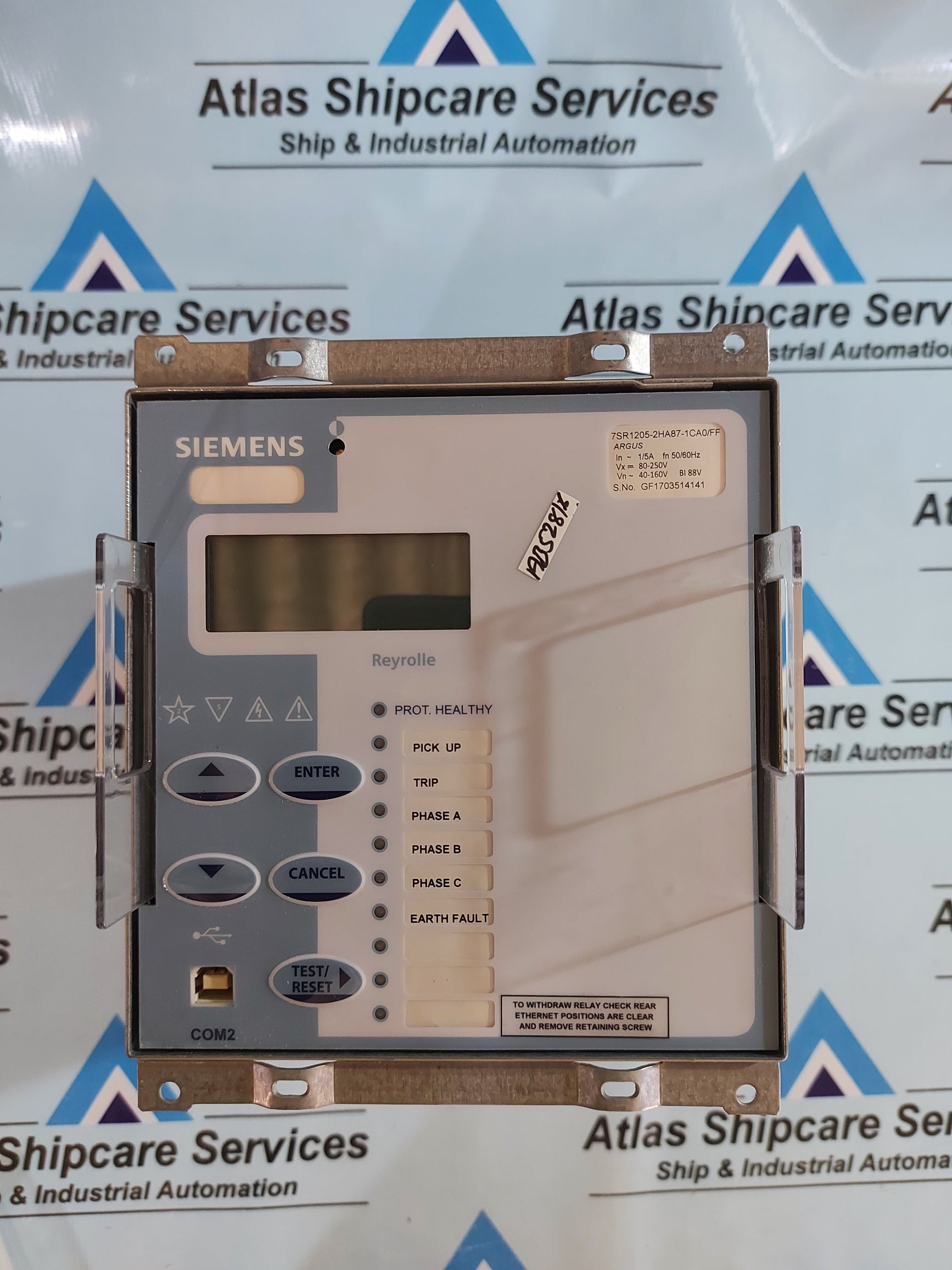 SIEMENS 7SR1205-2HA87-1CA0/FF DIRECTIONAL OVERCURRENT RELAY