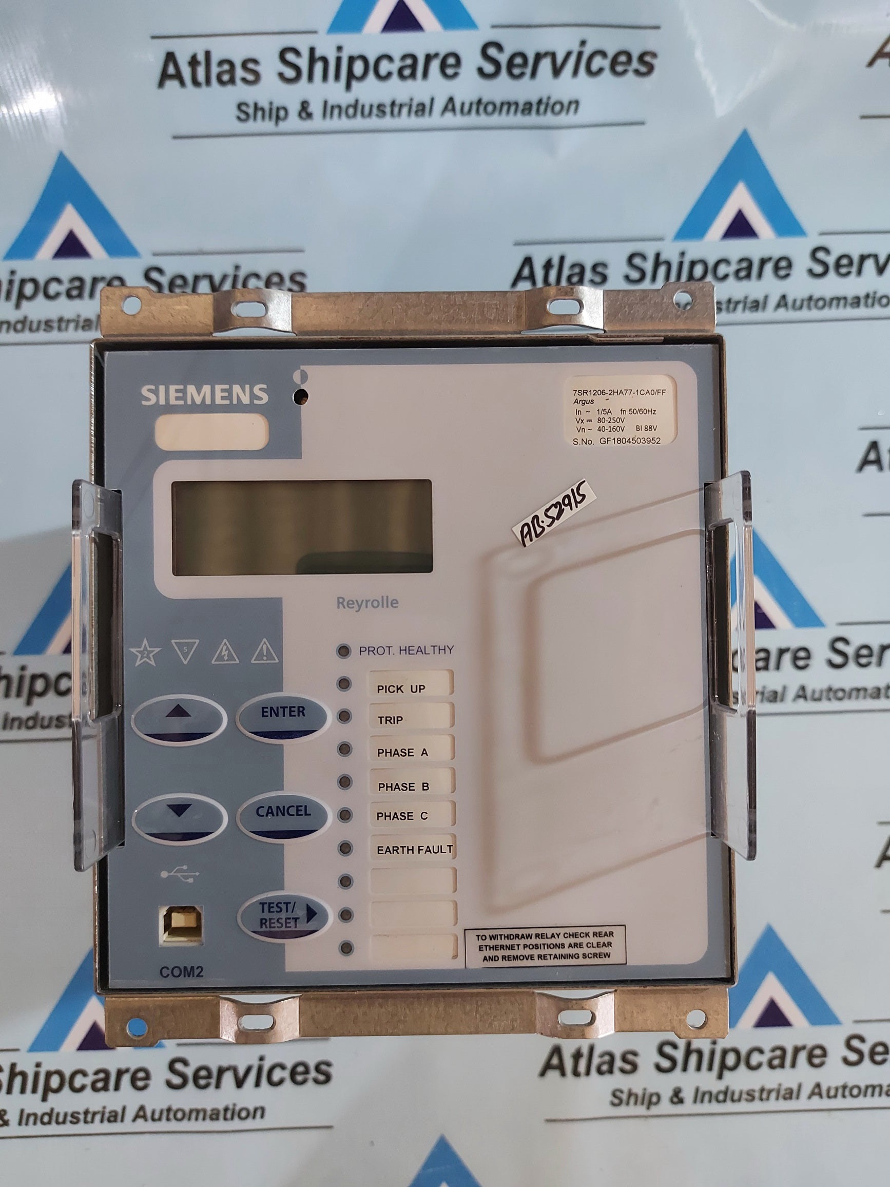 SIEMENS 7SR1206-2HA77-1CA0/FF DIRECTIONAL OVERCURRENT RELAY