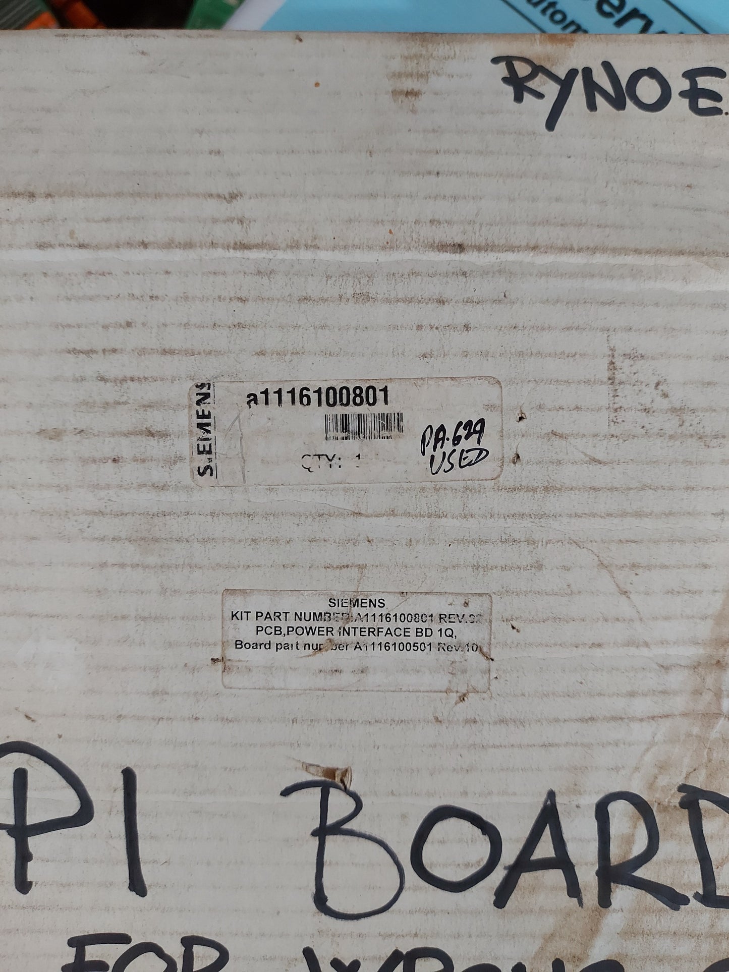 SIEMENS A1-116-100-501 IS10 CIRCUIT BOARD A1-416-200-002