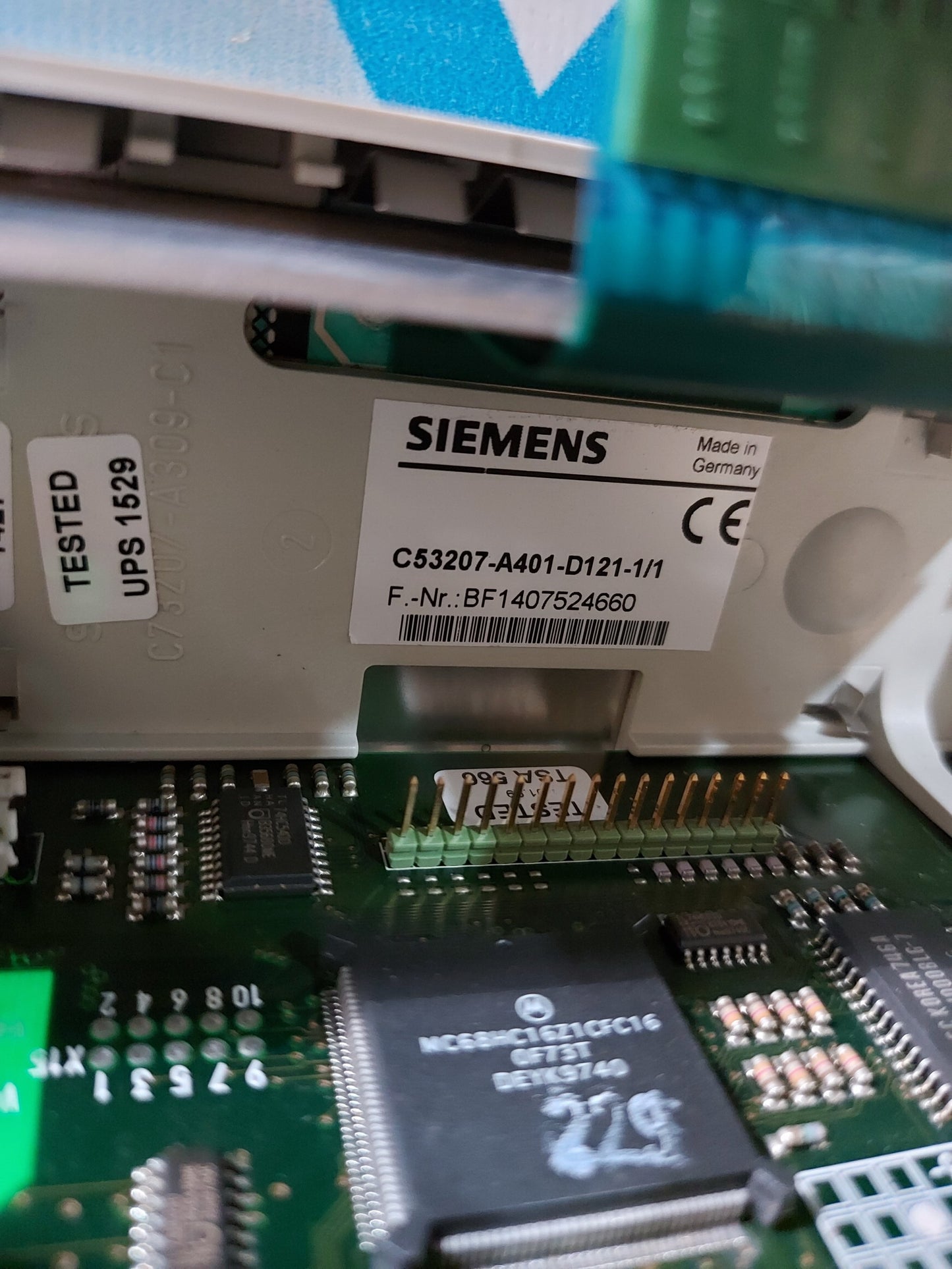 SIEMENS C73207-A309-B310-1 OVERCURRENT PROTECTION