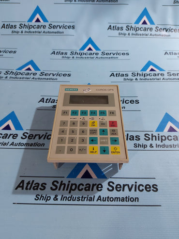 SIEMENS COROS OP5 6AV3505-1FB12 OPERATOR PANEL OP5-A2