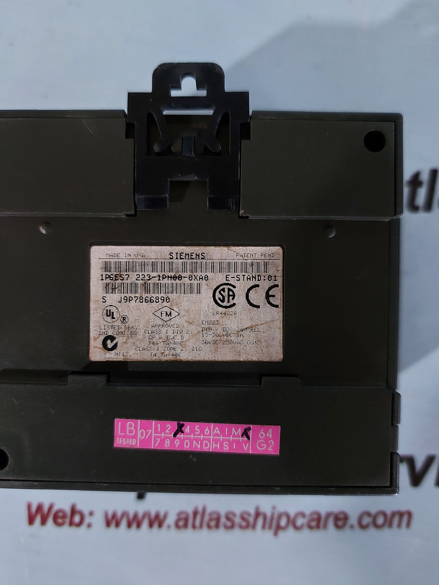 SIEMENS EM223 6ES7 223-1PH00-0XA0 MODULE