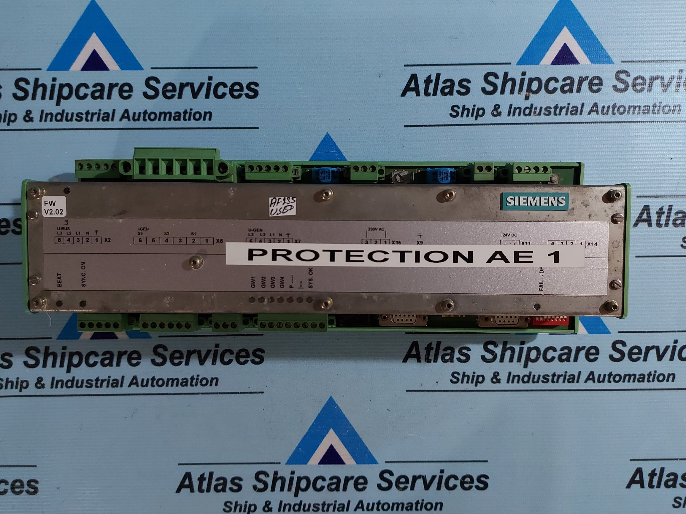 SIEMENS GENOP 71 GENERATOR PROTECT AND SYNCHRONISING UNIT G24910-A106 ...