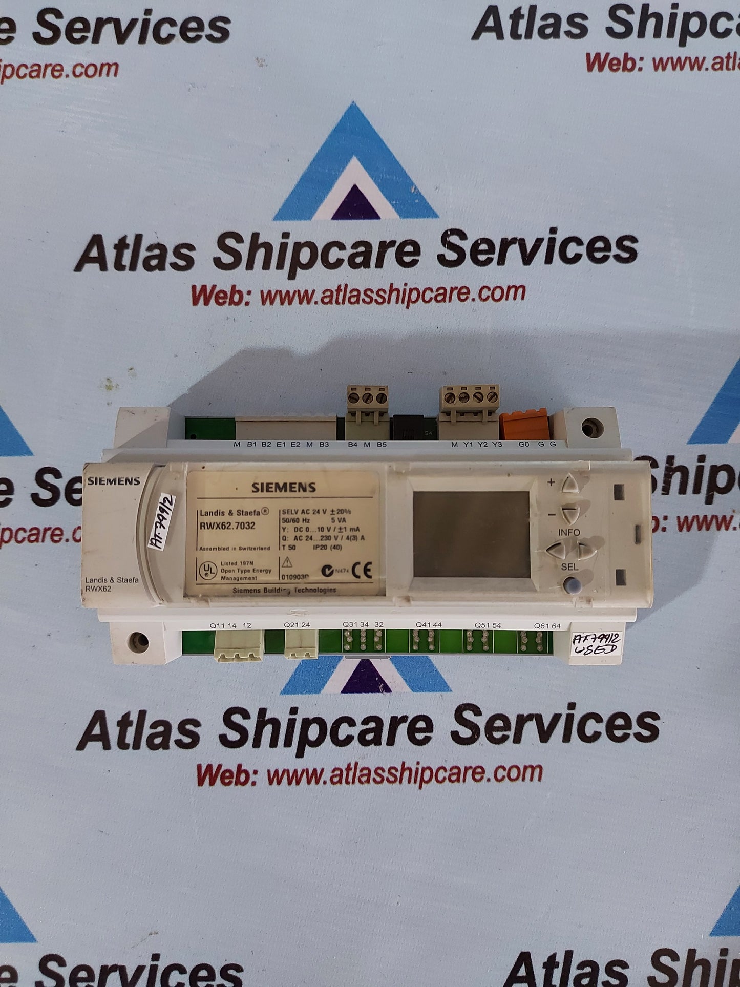 SIEMENS LANDIS &amp; STAEFA RWX62.7032 UNIVERSAL CONTROLLER