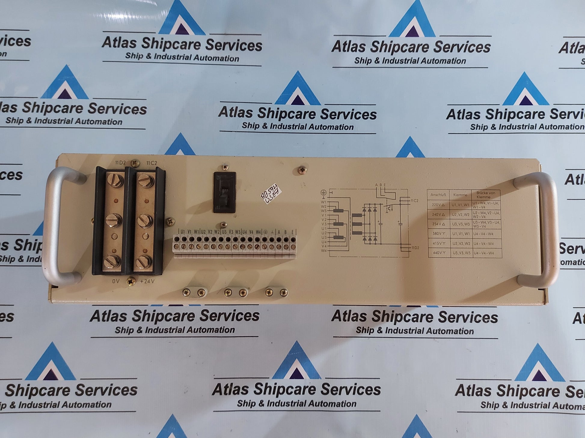 SIEMENS POWER SUPPLY MODULE D220,380 G24/40 WG 24V/40A