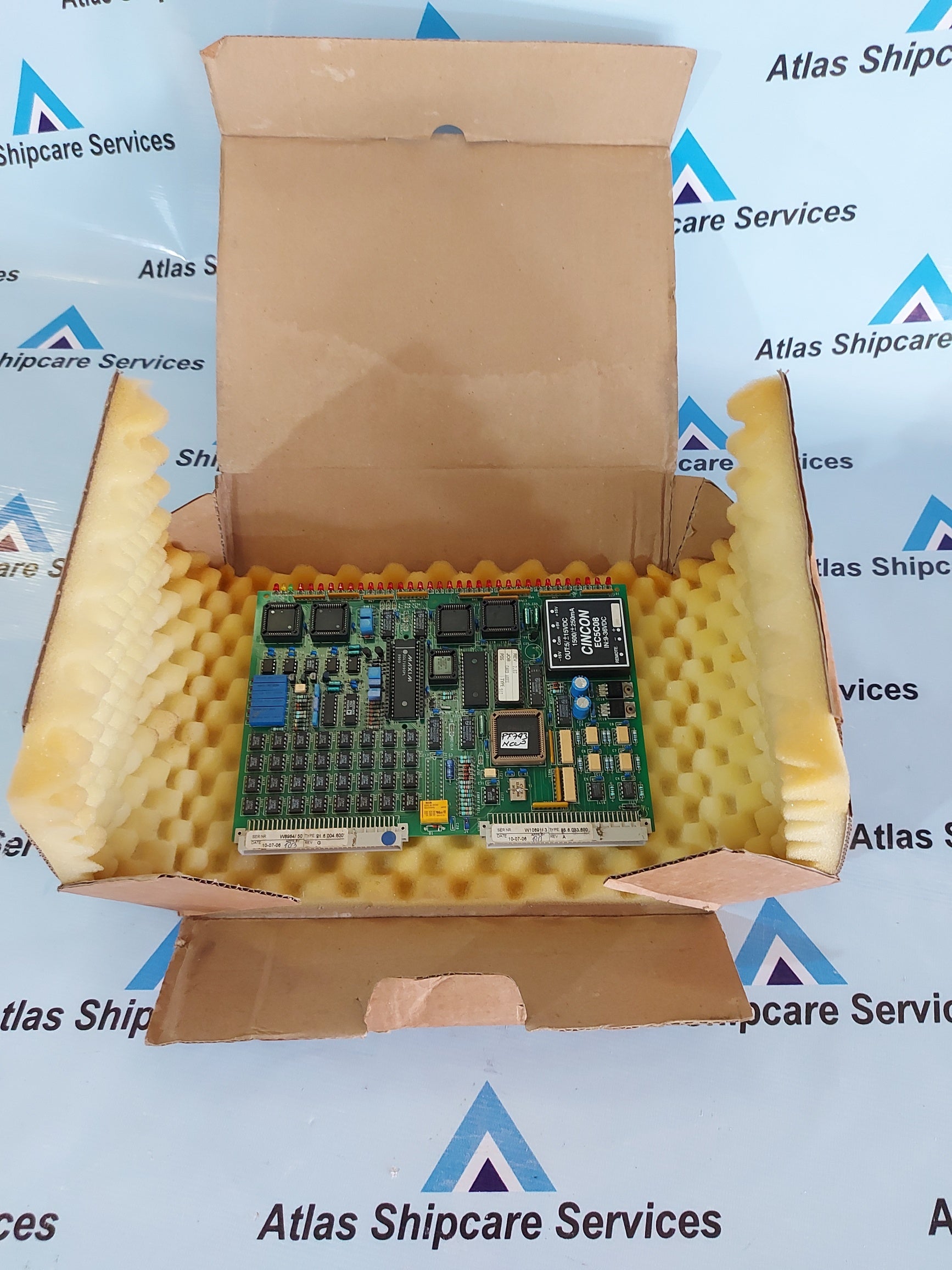 SIEMENS PRAXIS AUTOMATION 20.2.604.600 32 CHANNEL DIGITAL I/O PCB BOARD