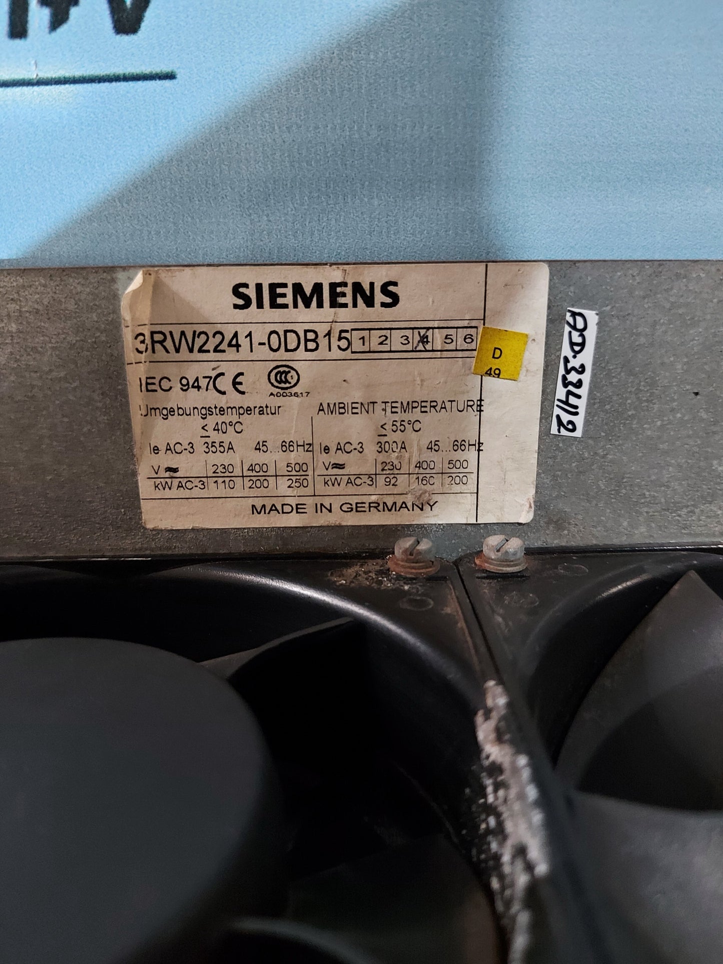 SIEMENS SIKOSTART 3RW2241-0DB15 ENGINE CONTROL UNIT