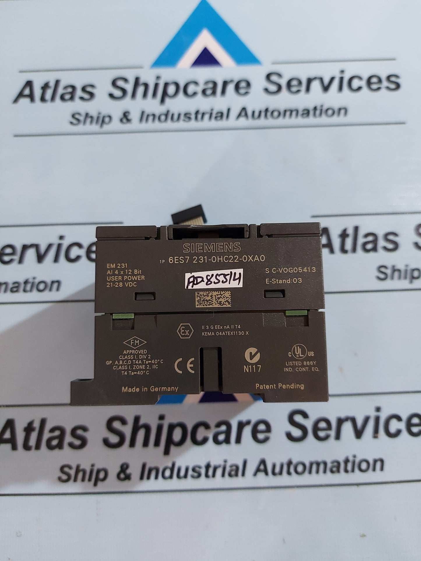 SIEMENS SIMATIC S7-200 EM 231 6ES7 231-0HC22-0XA0 ANALOG INPUT UNIT