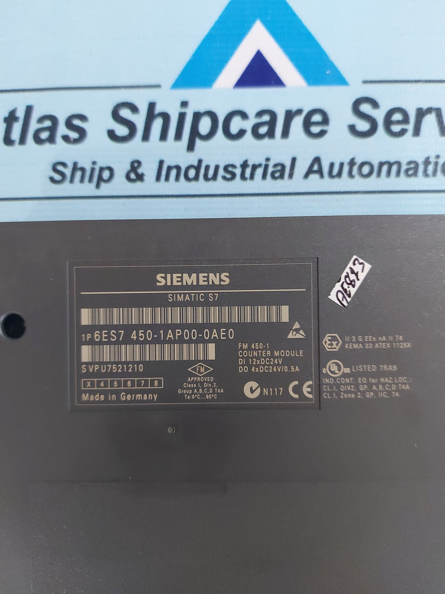 SIEMENS SIMATIC S7 6ES7 450-1AP00-0AE0 COUNTER MODULE