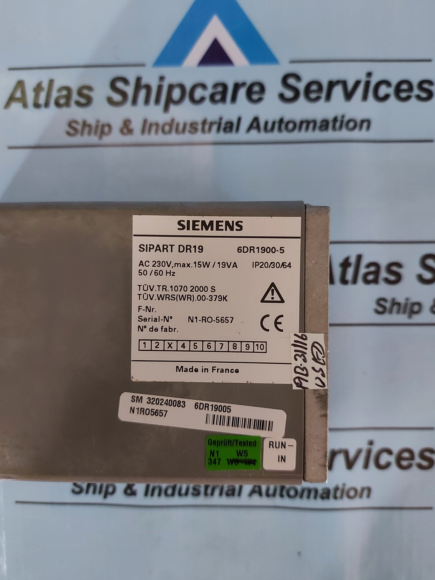 SIEMENS SIPART DR19 6DR1900-5 CONTROLLER