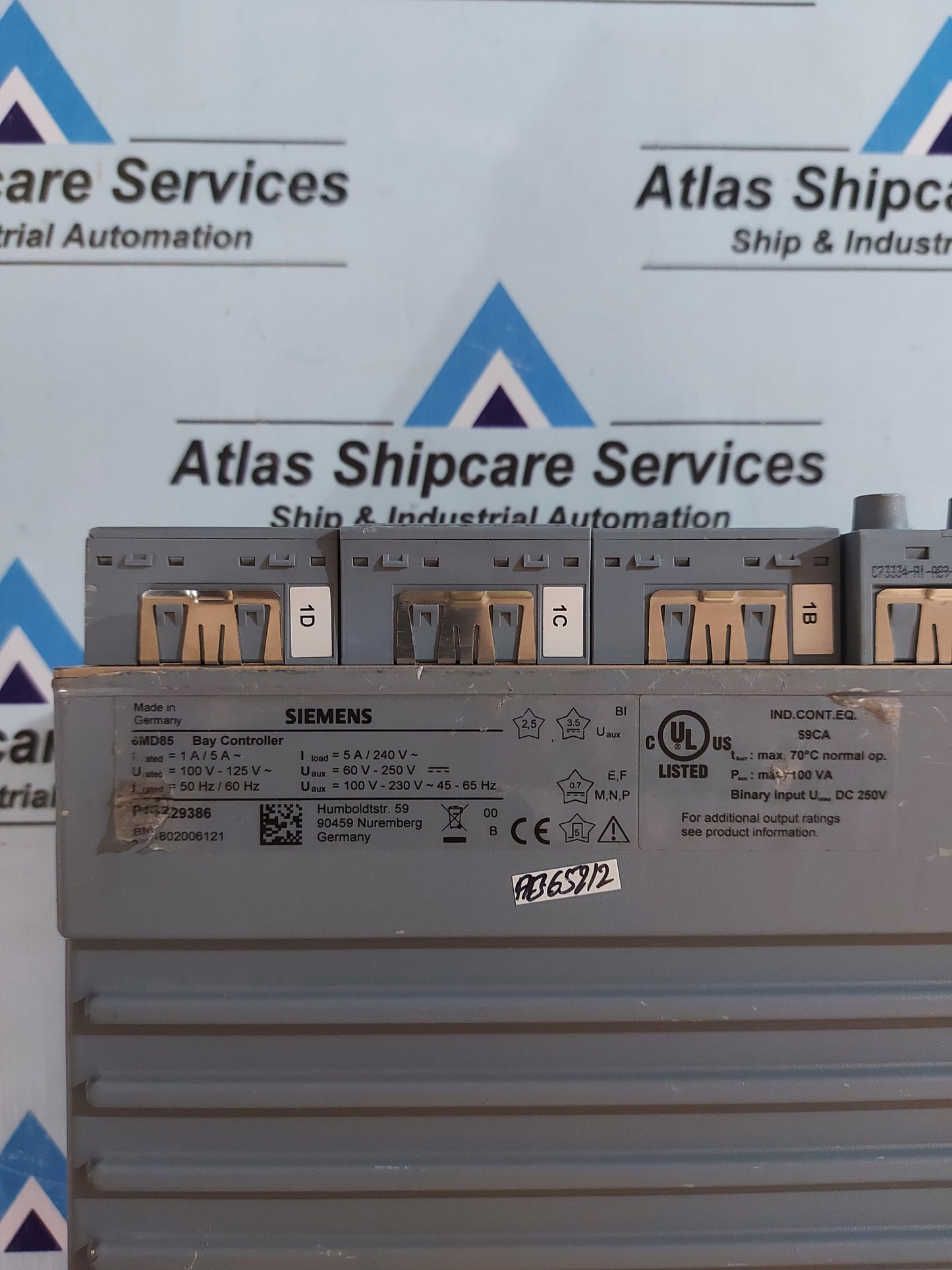 SIEMENS SIPROTEC 6MD85 BAY CONTROLLER