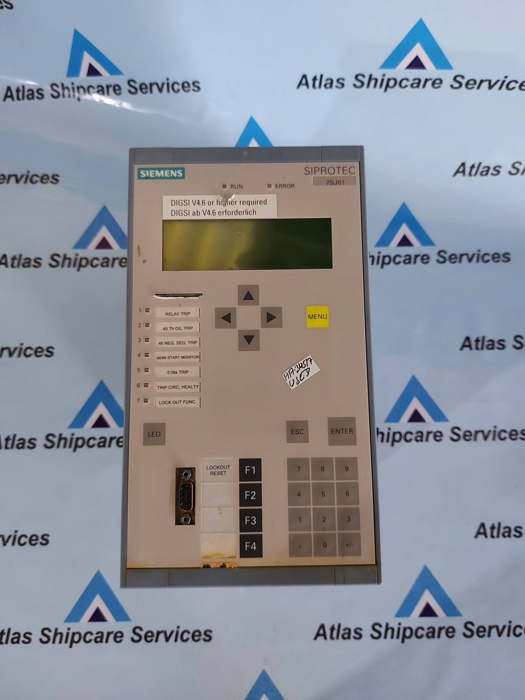 SIEMENS SIPROTEC 7SJ61 MULTIFUNCTION PROTECTION RELAY – Atlas Shipcare ...