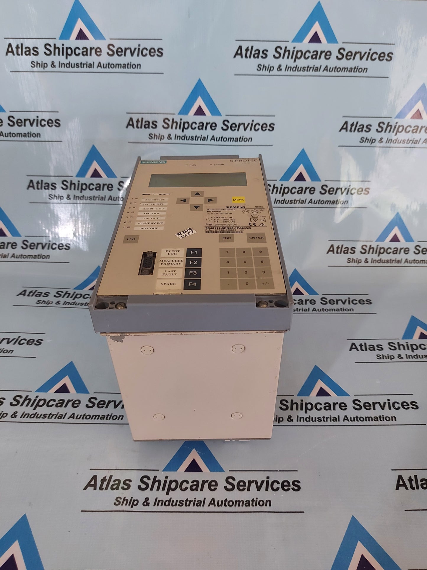 SIEMENS SIPROTEC 7SJ61 OVERCURRENT PROTECTION AND CONTROL 7SJ6111-5EB90-1FA0/GG