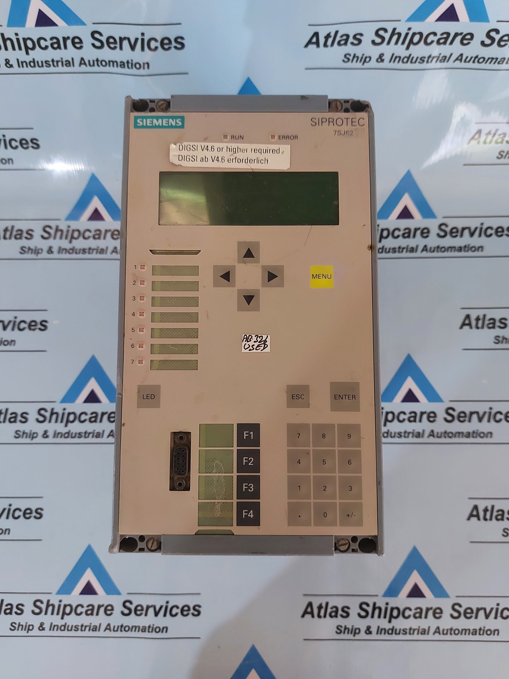 SIEMENS SIPROTEC 7SJ62 MULTIFUNCTION PROTECTION RELAY 7SJ6221-2EN02-1HF0/DD