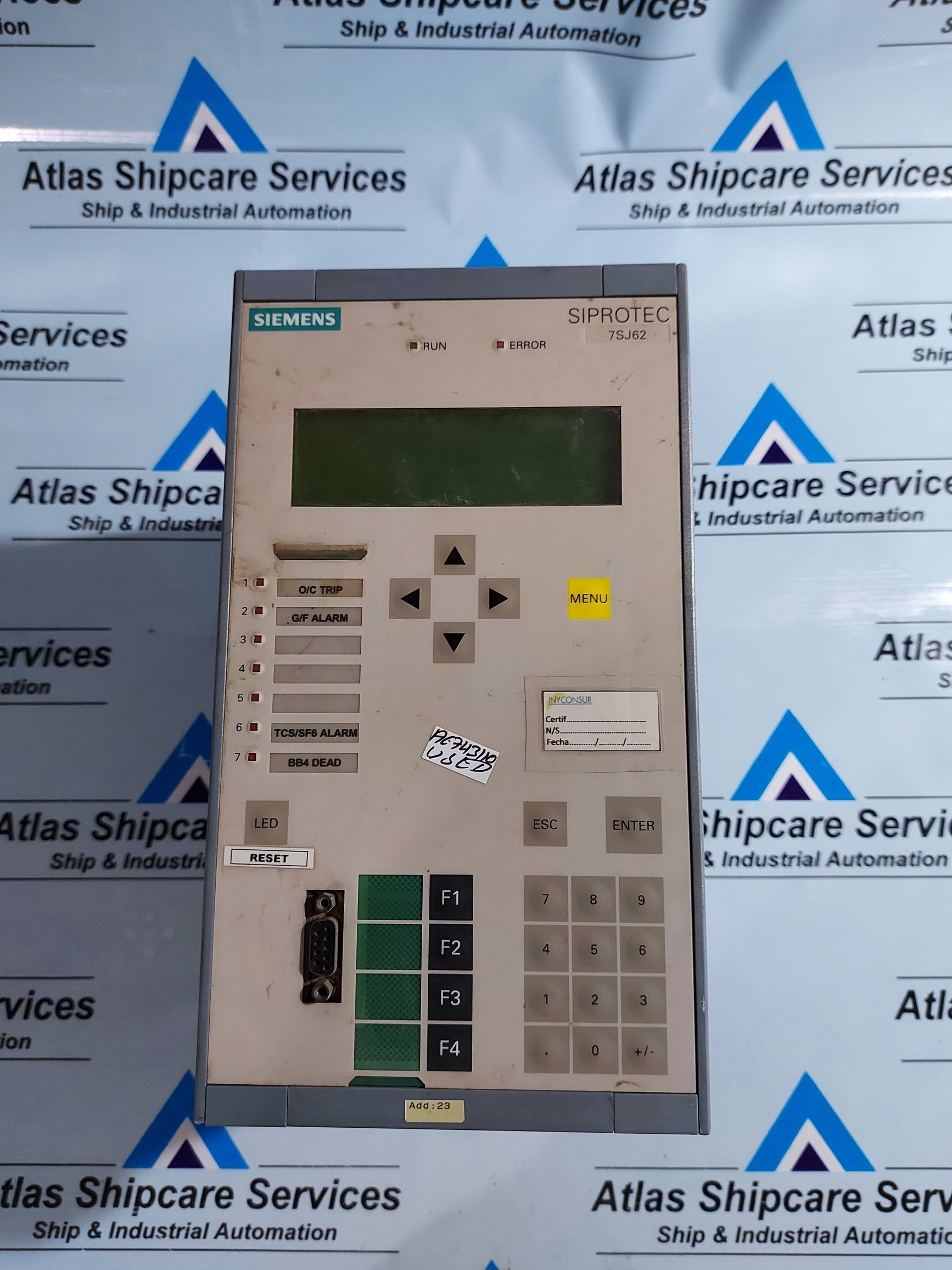 SIEMENS SIPROTEC 7SJ62 MULTIFUNCTION PROTECTIVE RELAY 7SJ6242-4EB90-1F ...