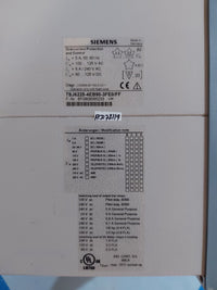 SIEMENS SIPROTEC 7SJ6225-4EB90-3FE0/FF OVERCURRENT PROTECTION AND CONTROL