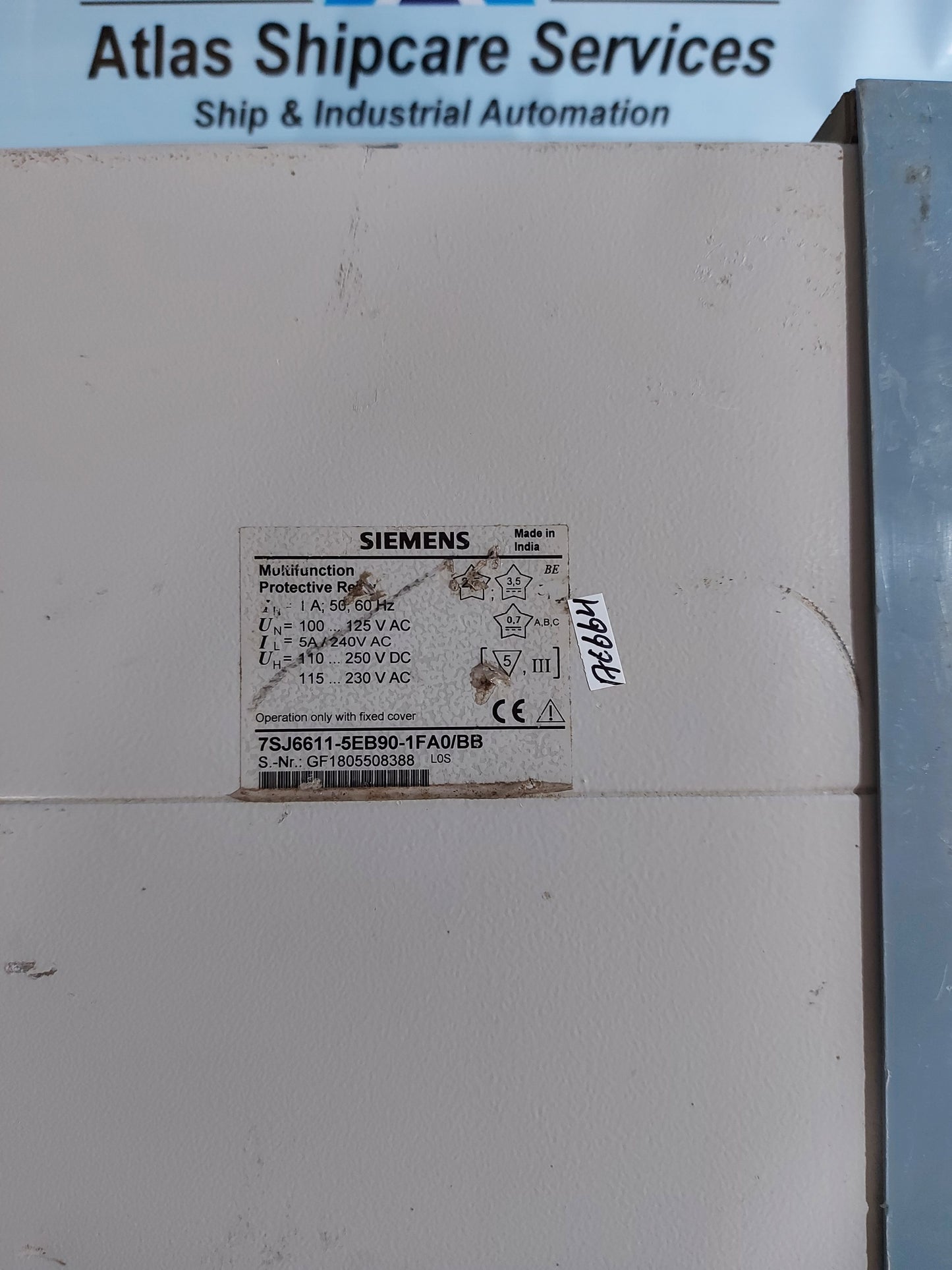 SIEMENS SIPROTEC 7SJ6611-5EB90-1FA0/BB MULTIFUNCTION PROTECTIVE RELAY