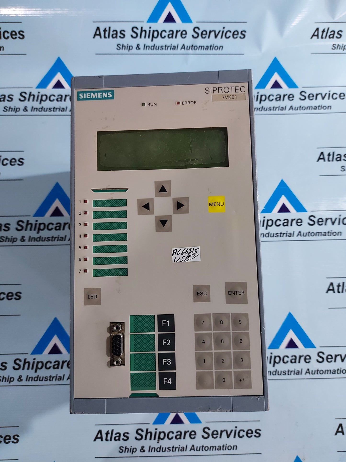 SIEMENS SIPROTEC 7VK6101-6AB92-4YC0/EE BREAKER MANAGEMENT RELAY