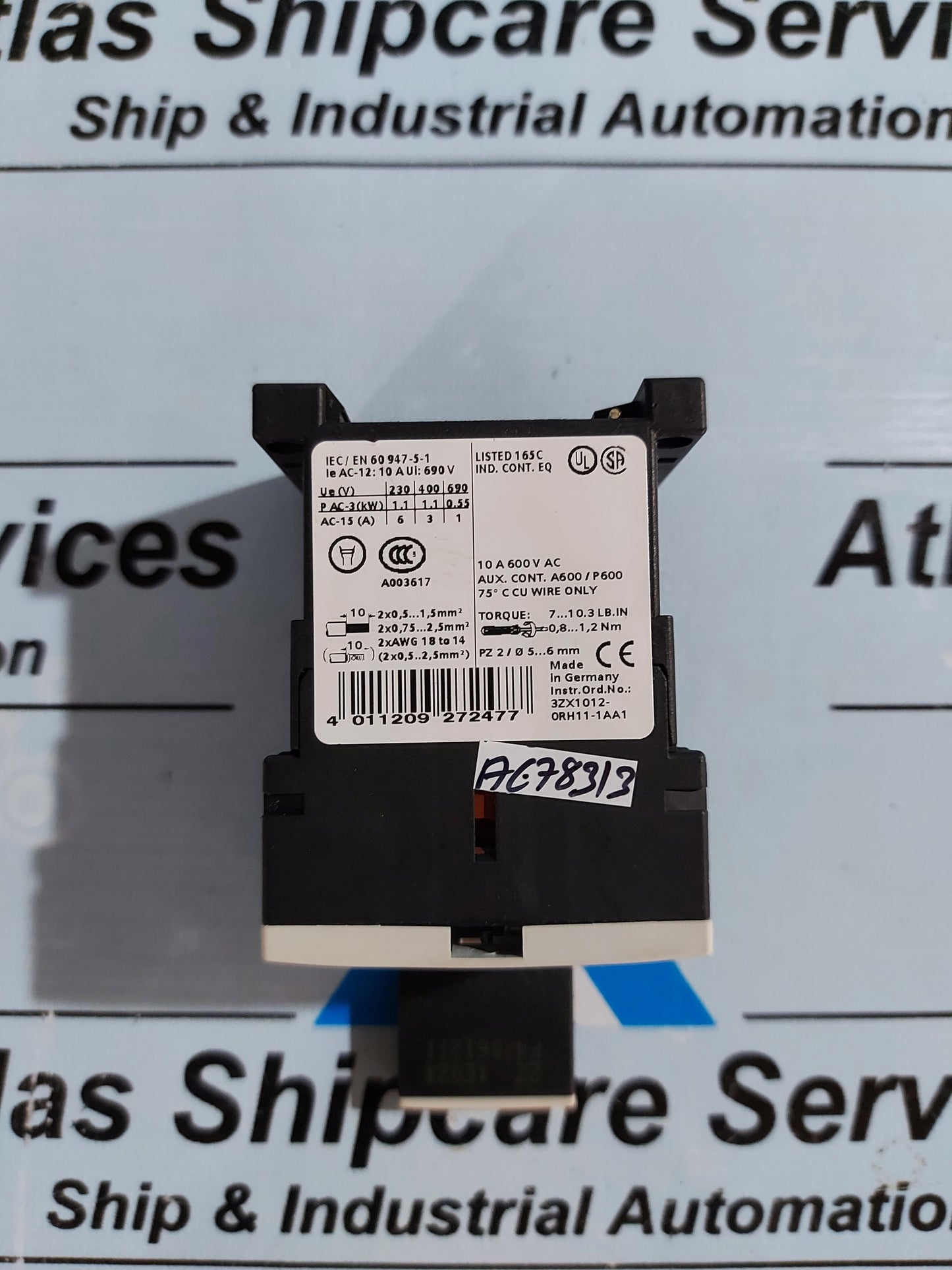 SIEMENS SIRIUS 3RH1131-1AP00 CONTACTOR