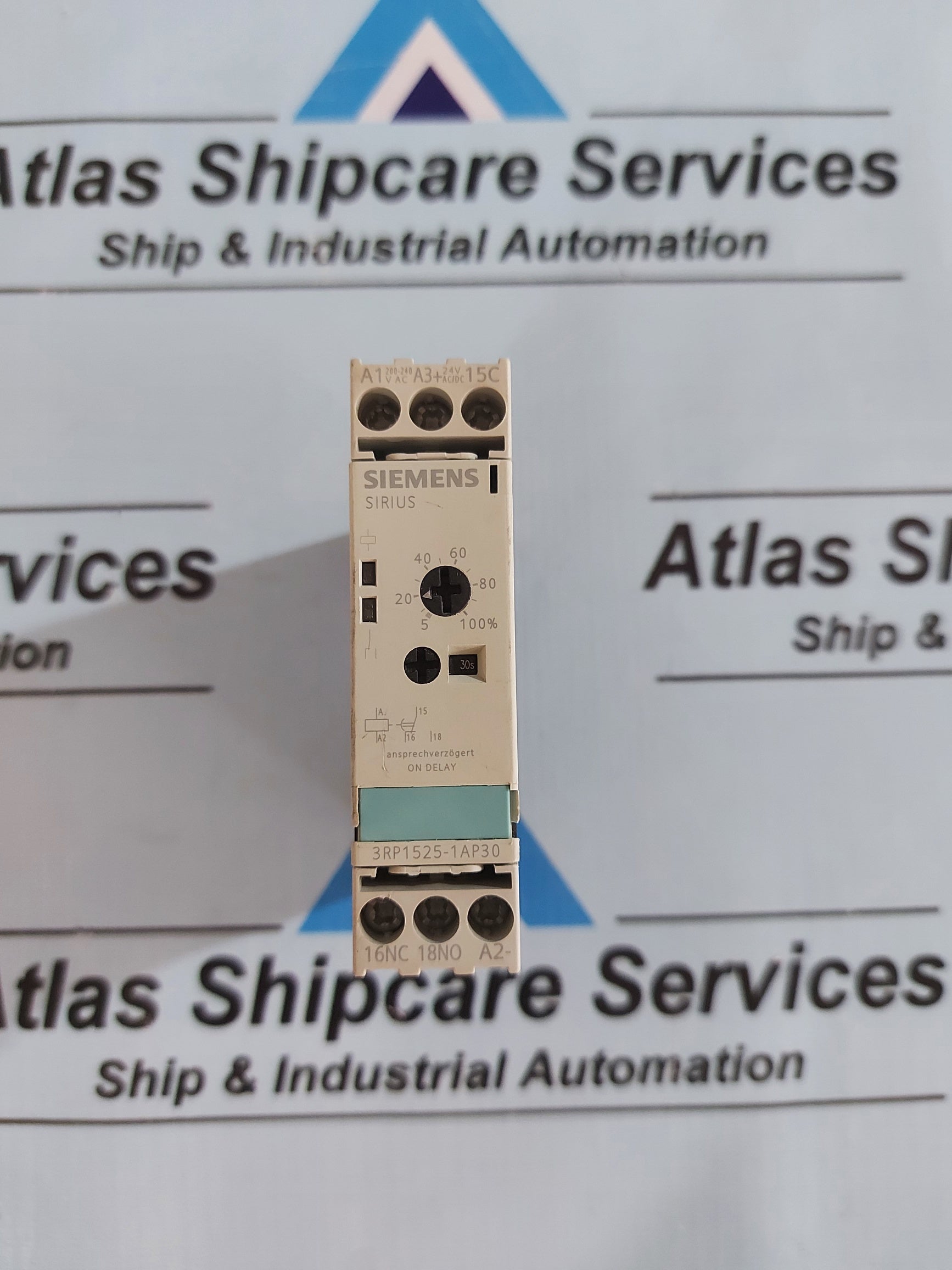 SIEMENS SIRIUS 3RP1525-1AP30 TIME RELAY