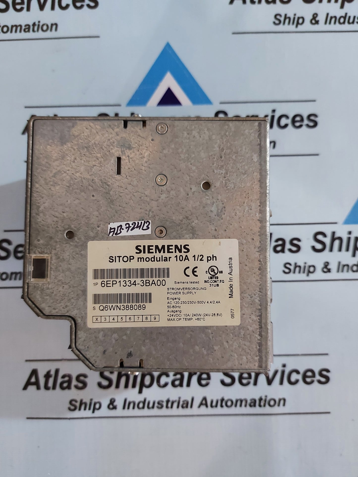 SIEMENS SITOP 6EP1 334-3BA00 POWER SUPPLY