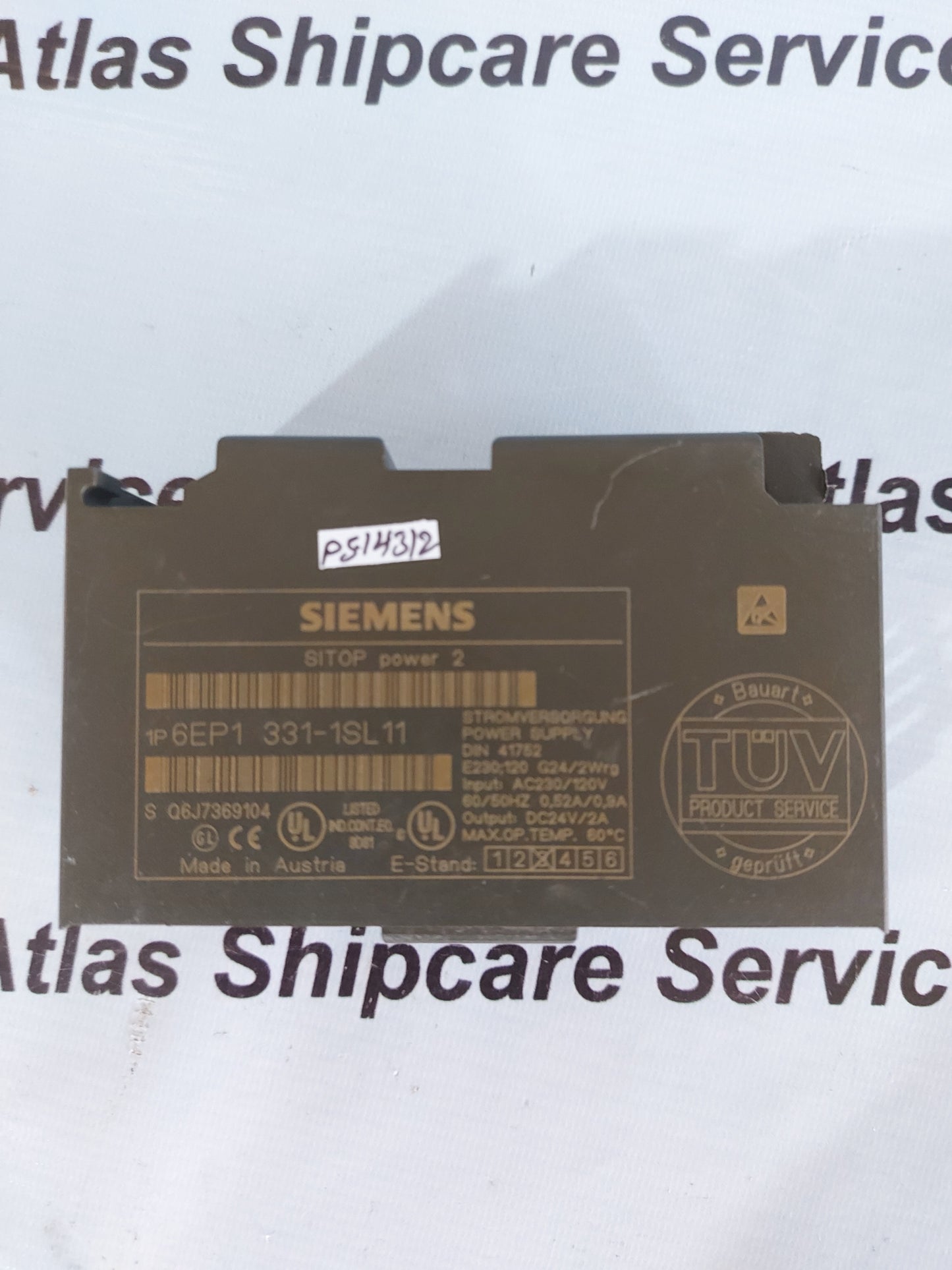 SIEMENS SITOP POWER 2 1P 6EP1 331-1SL11 POWER SUPPLY BOARD