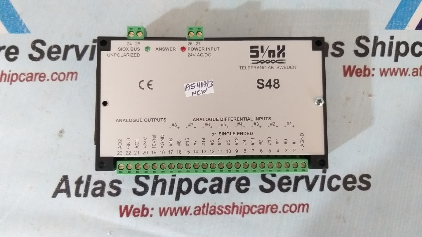 SIOX BUS S48 Telefrang Analog Input Output