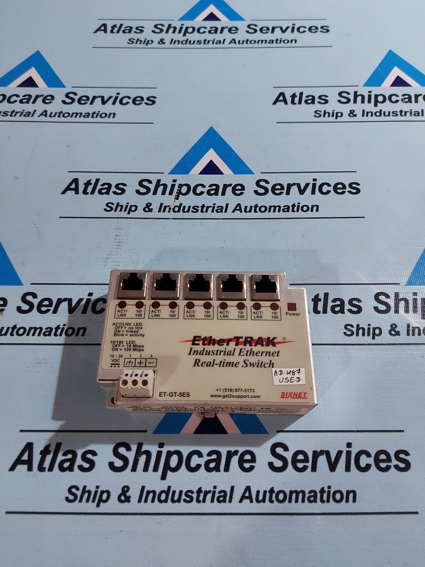 SIXNET ET-GT-5ES-1 INDUSTRIAL ETHERNET REAL-TIME SWITCH